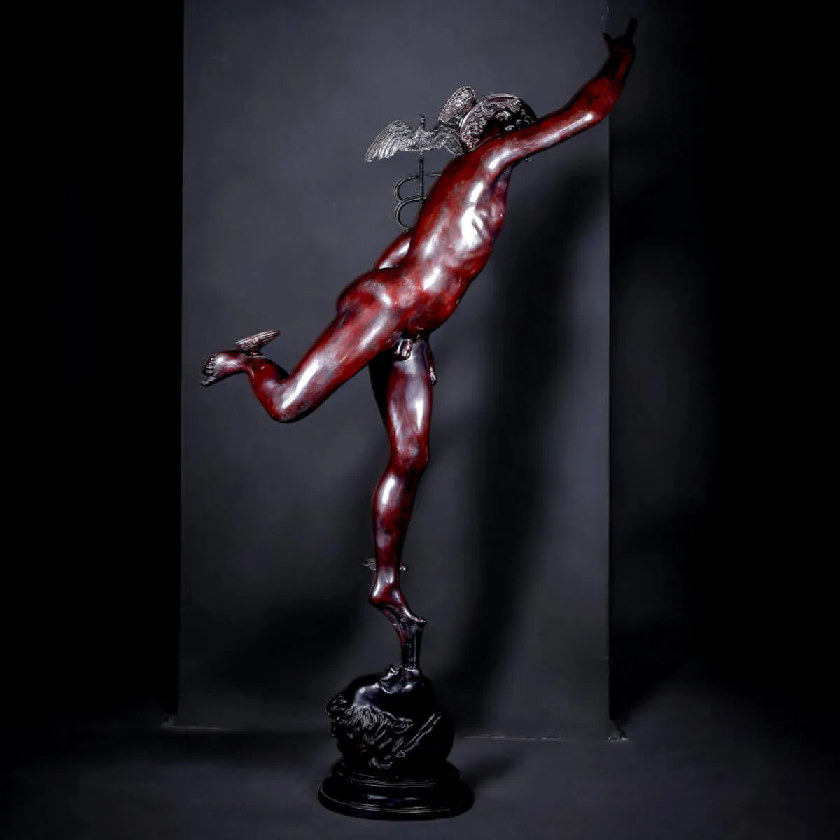 Mercurio – Scultura in Bronzo Statuario.