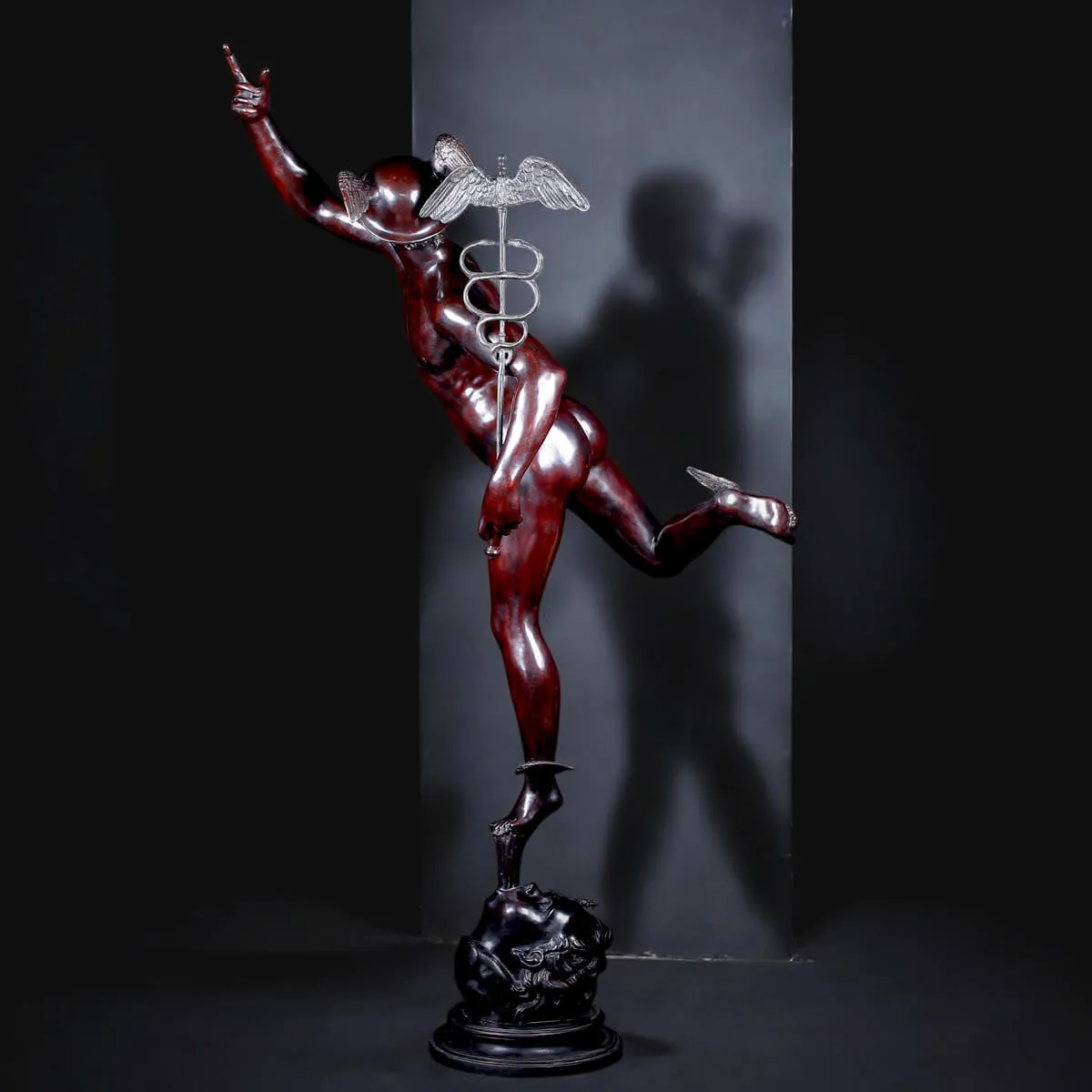 Mercurio – Scultura in Bronzo Statuario.