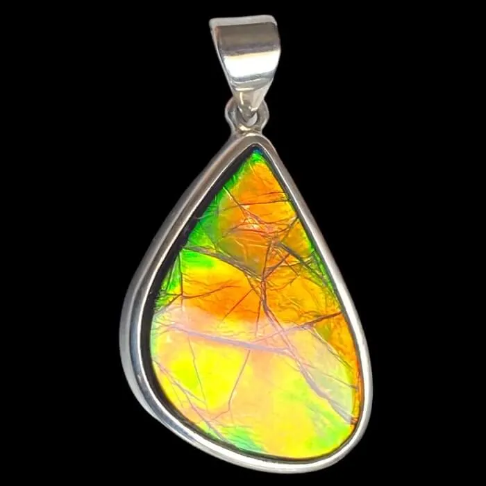ciondolo con Gemma di Ammolite