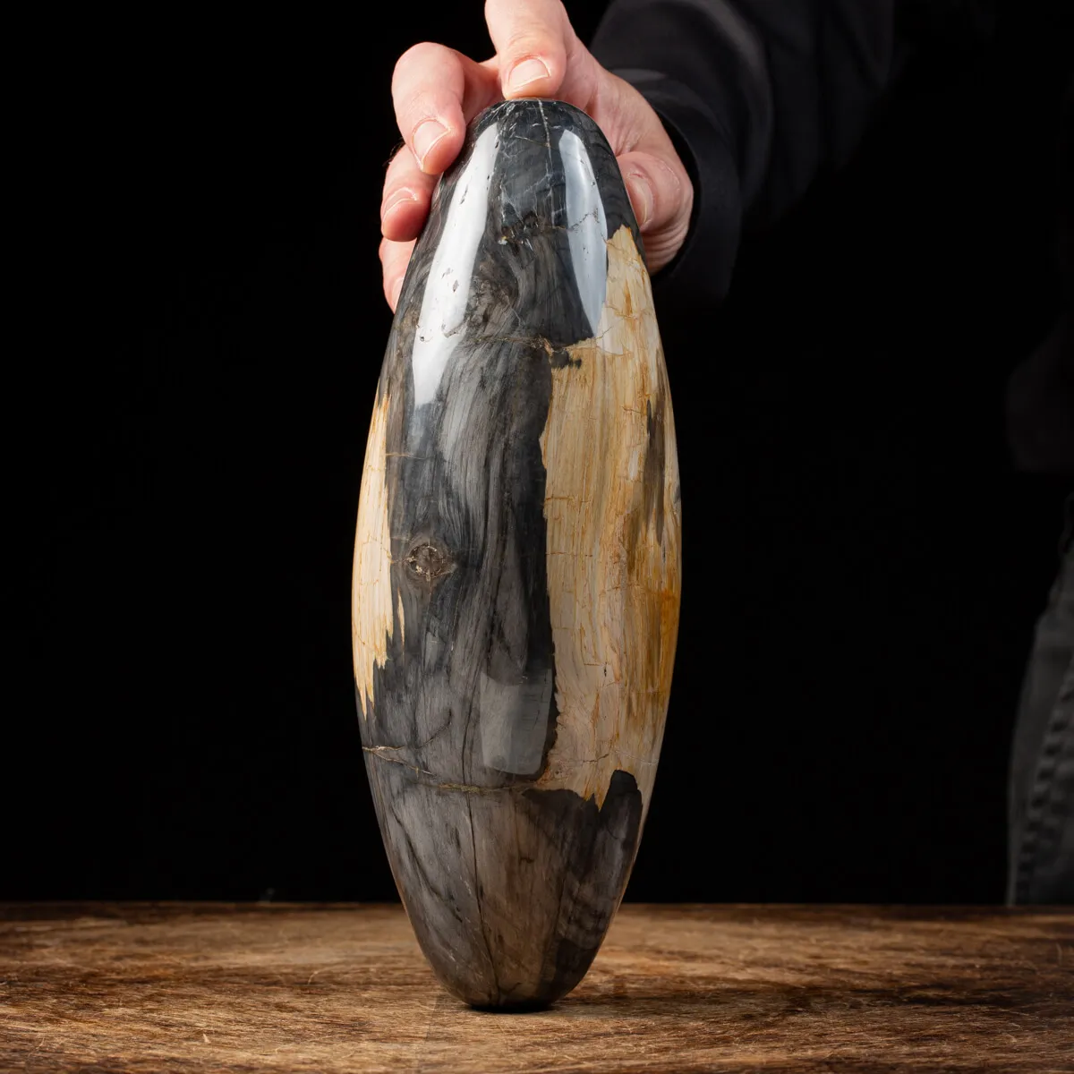 Ovale Legno Pietrificato