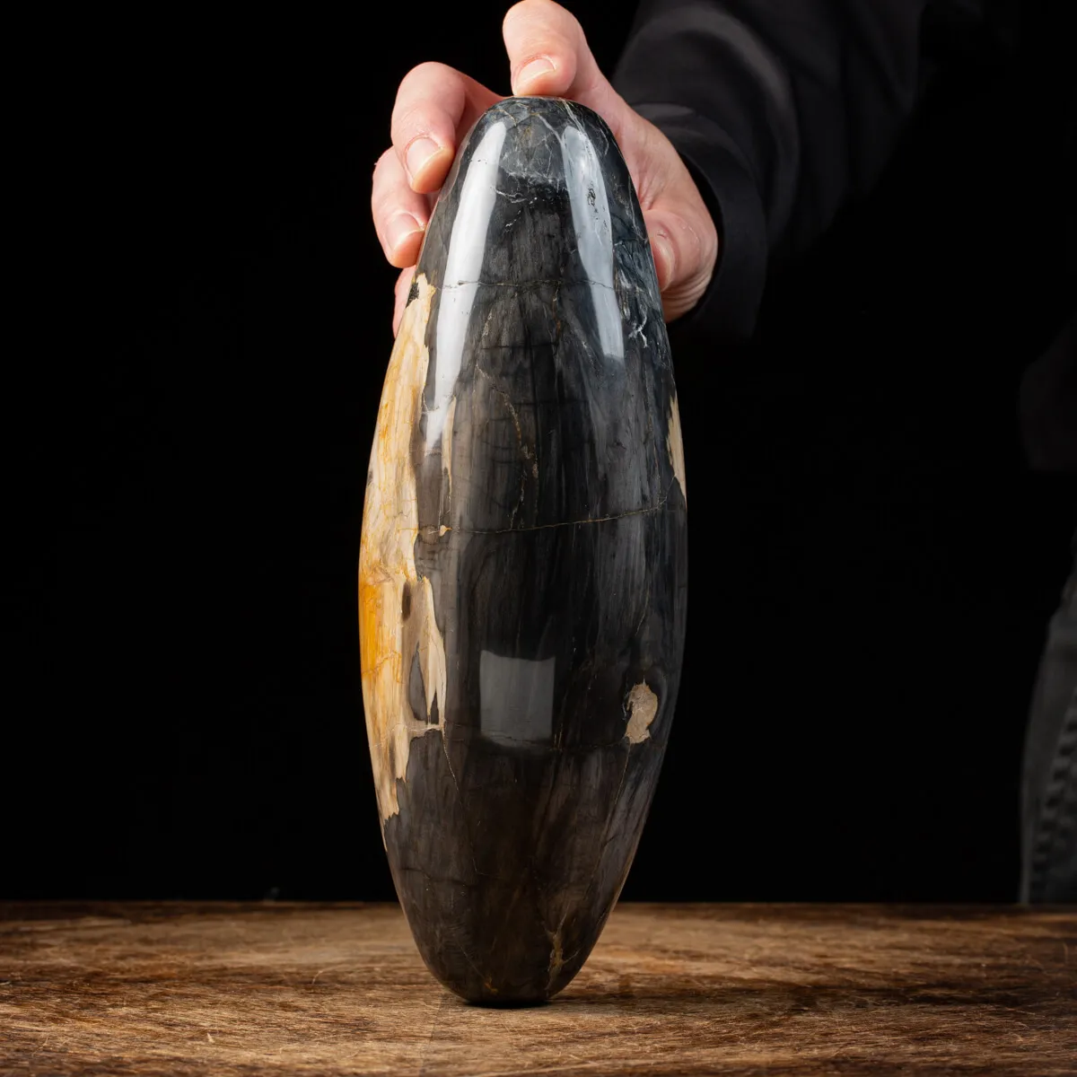 Ovale Legno Pietrificato