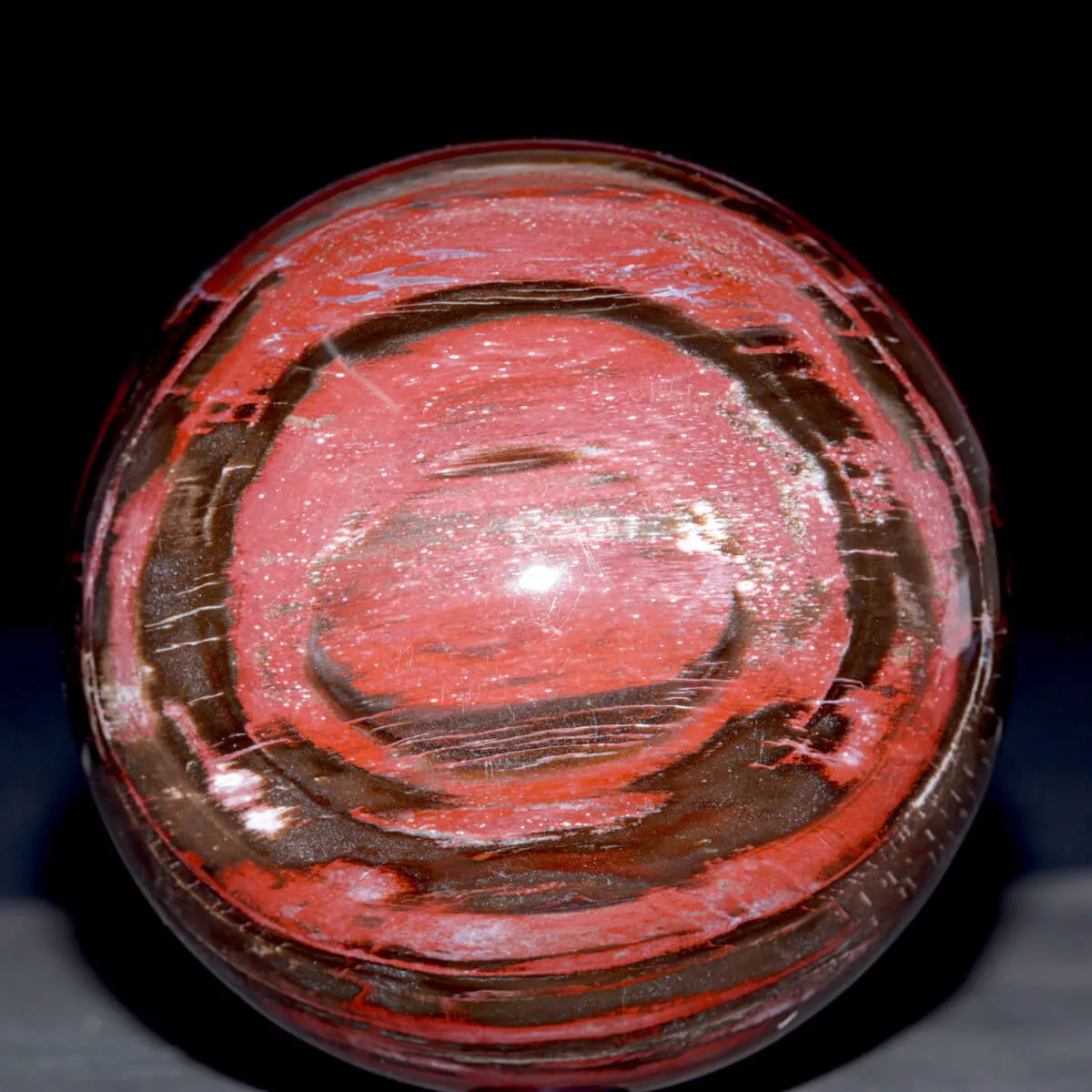 Sfera di Legno Fossile del Madagascar.