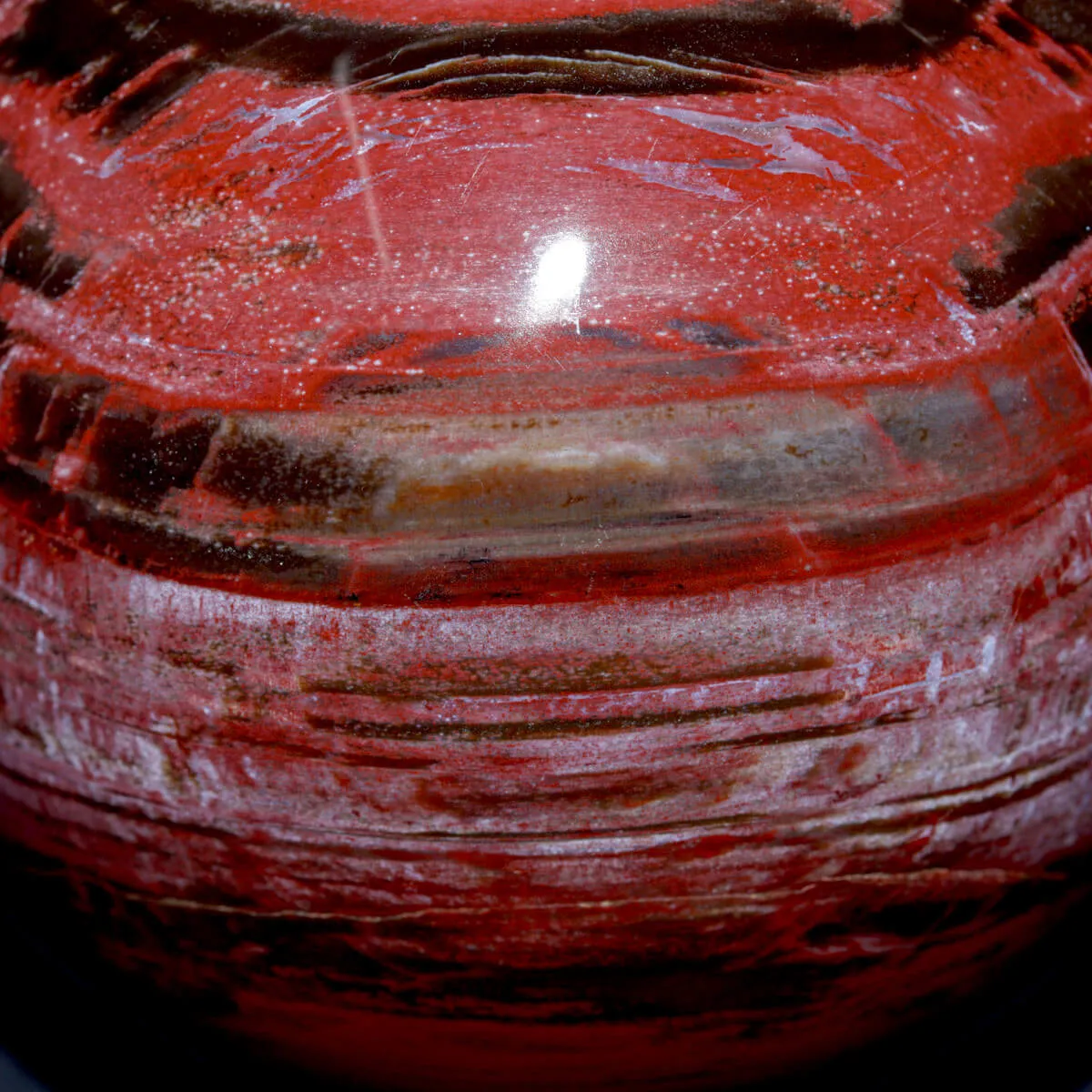 Sfera di Legno Fossile del Madagascar.