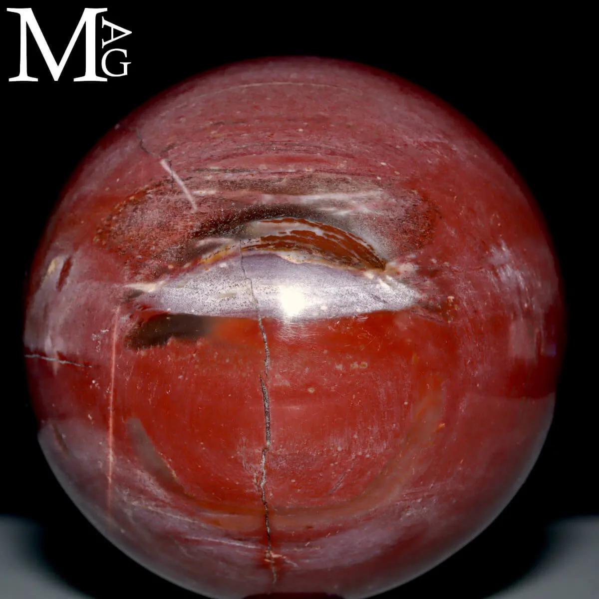 Sfera in Legno Fossile – Madagascar