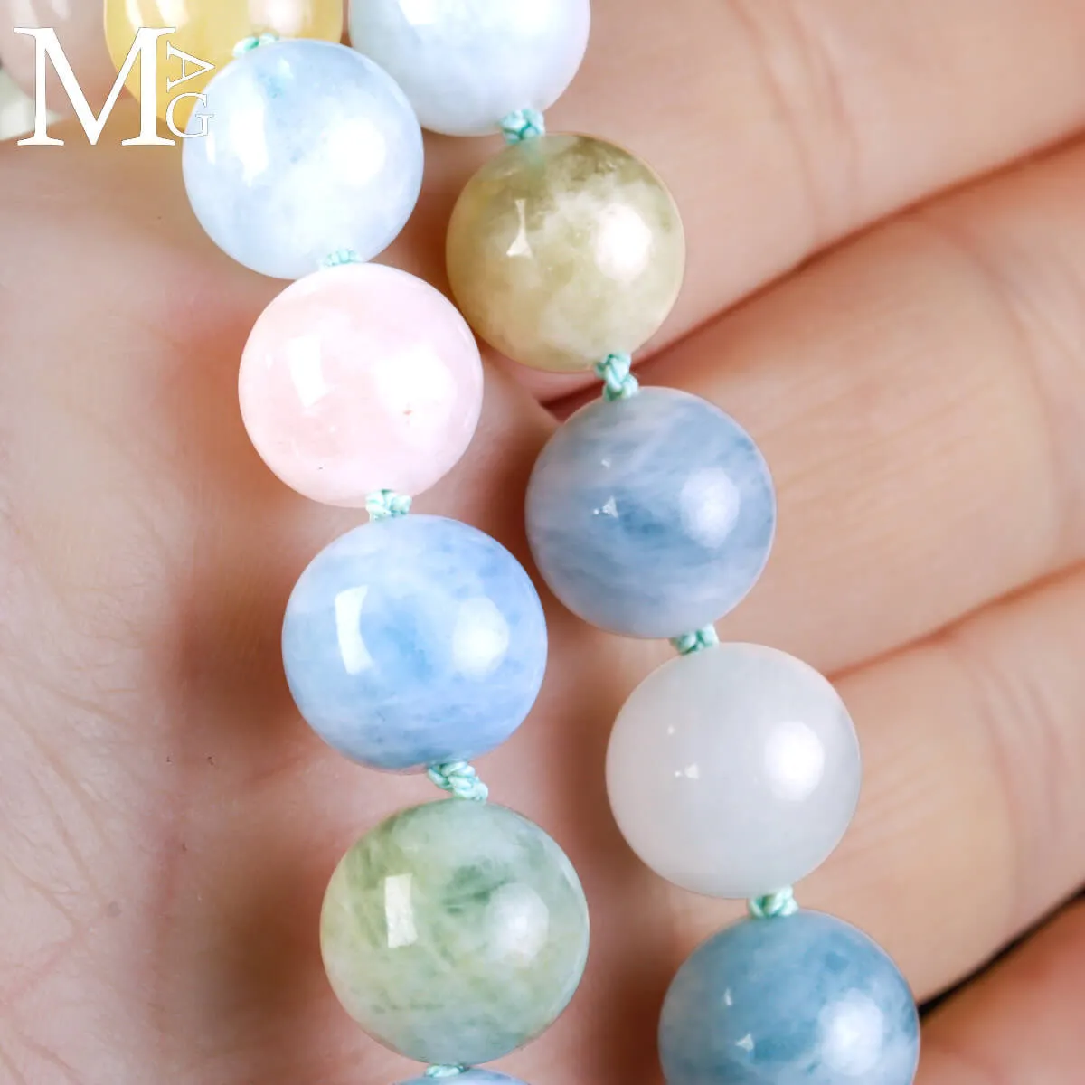 Collier Berilli: Acquamarina e Morganite
