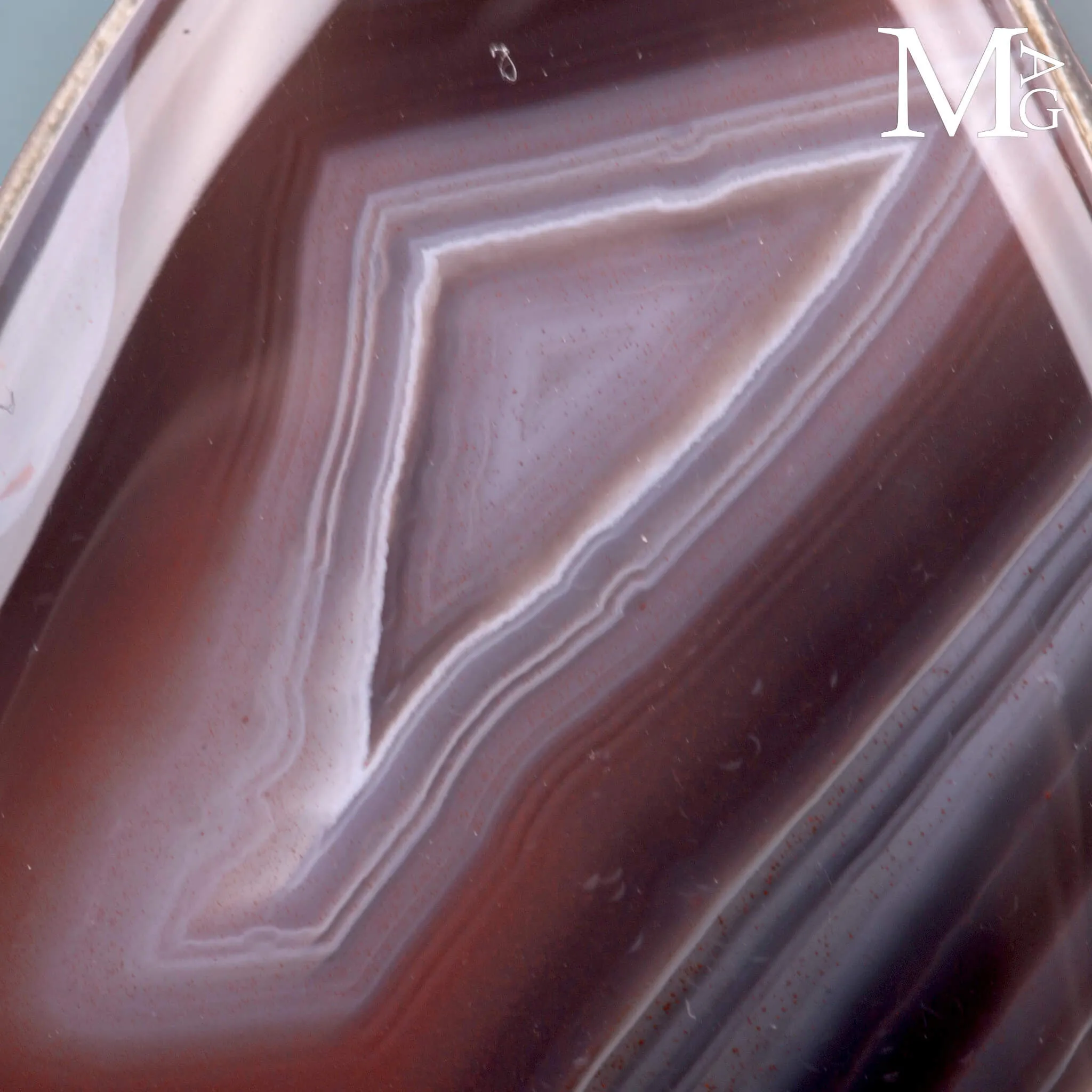Ciondolo in Argento 925 con Agata del Botswana