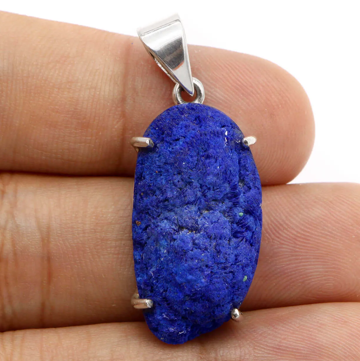 Anello con Geode di Azzurrite
