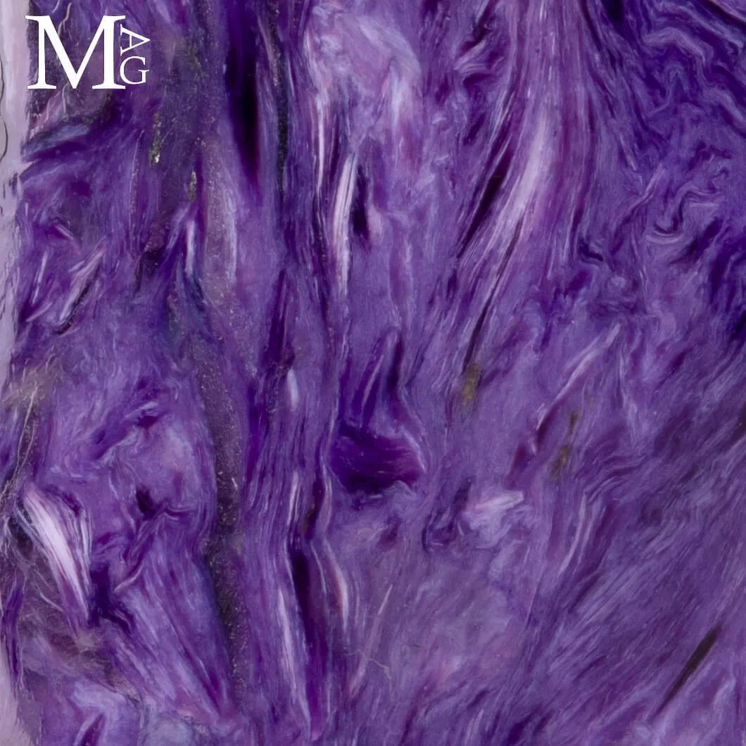 Ciondolo in Argento - Charoite dalla Siberia.