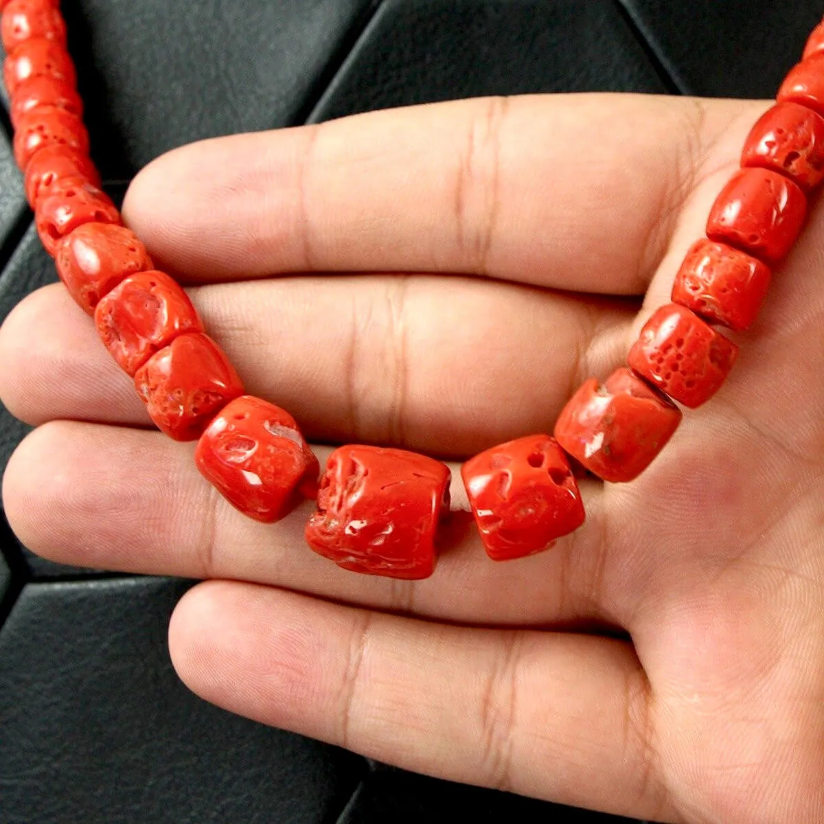 Collana in Corallo Rosso del Mediterraneo – Sardegna