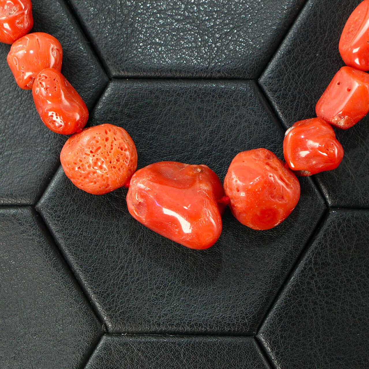 Collana in Corallo Rosso di Sardegna.