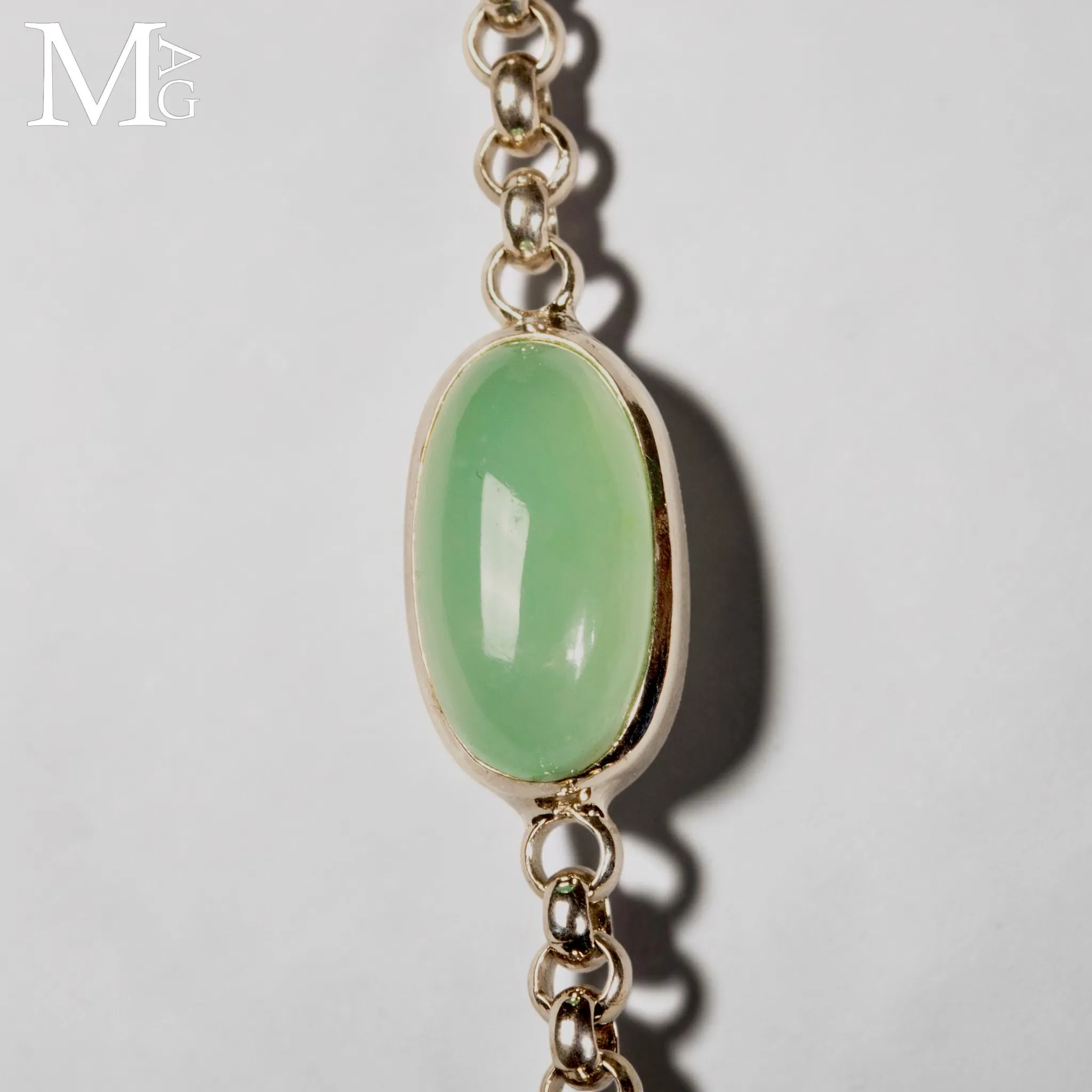 Collier Alato in Argento con Opali Etiopi, Crisoprasio, Smeraldo, Quarzo e Rubino