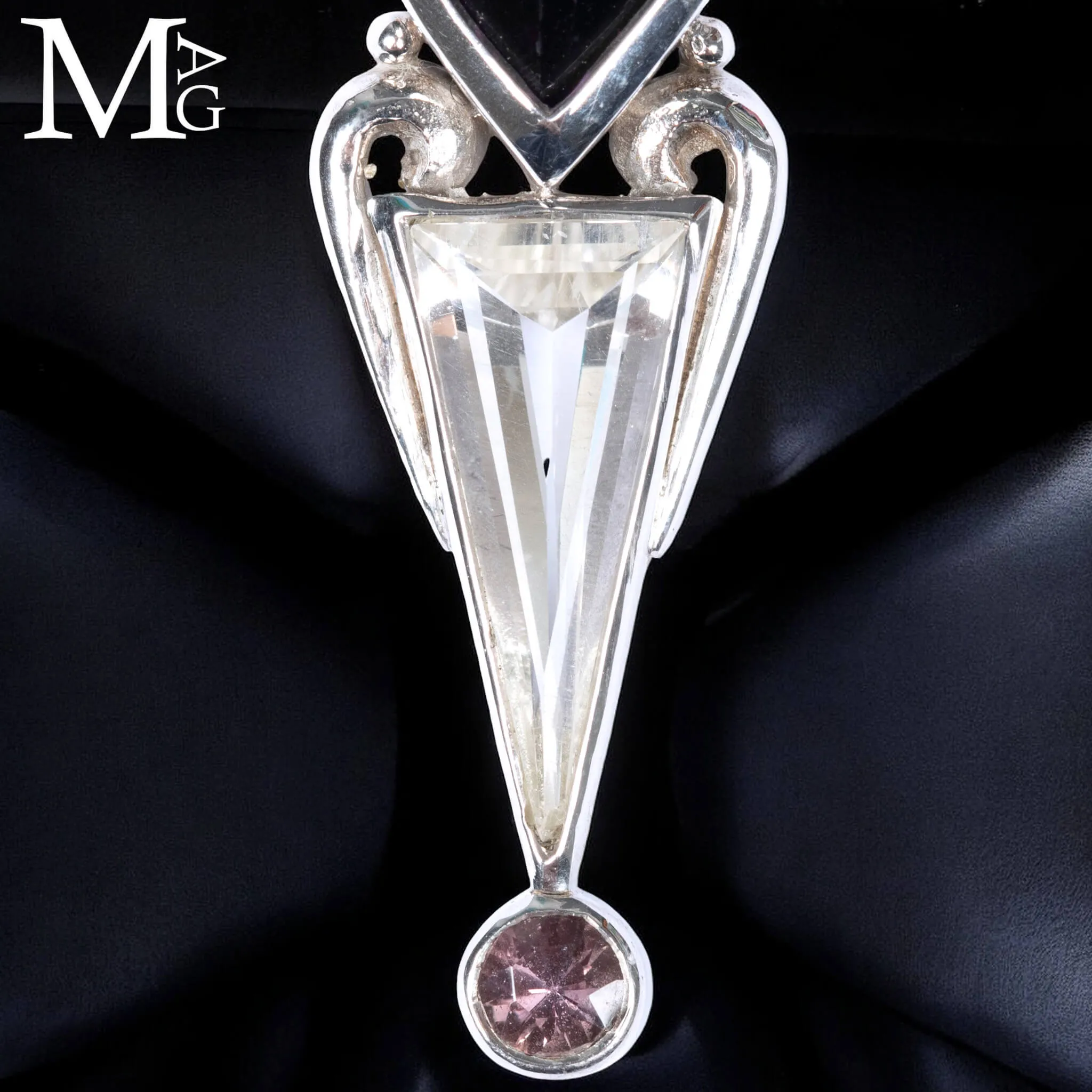 Collier Faraonico – Opale Etiope, Ametista Boliviana, Quarzo Lemuriano “Manifestation”, Tormalina e Amazzonite