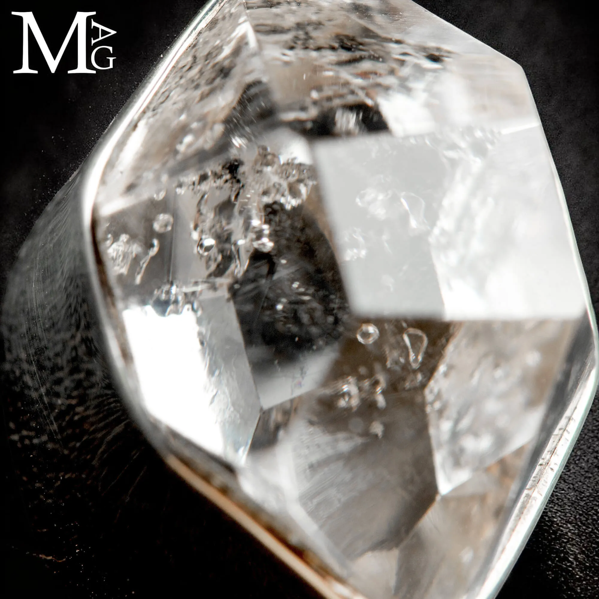Ciondolo Herkimer Diamond – Cristallo Naturale Biterminato