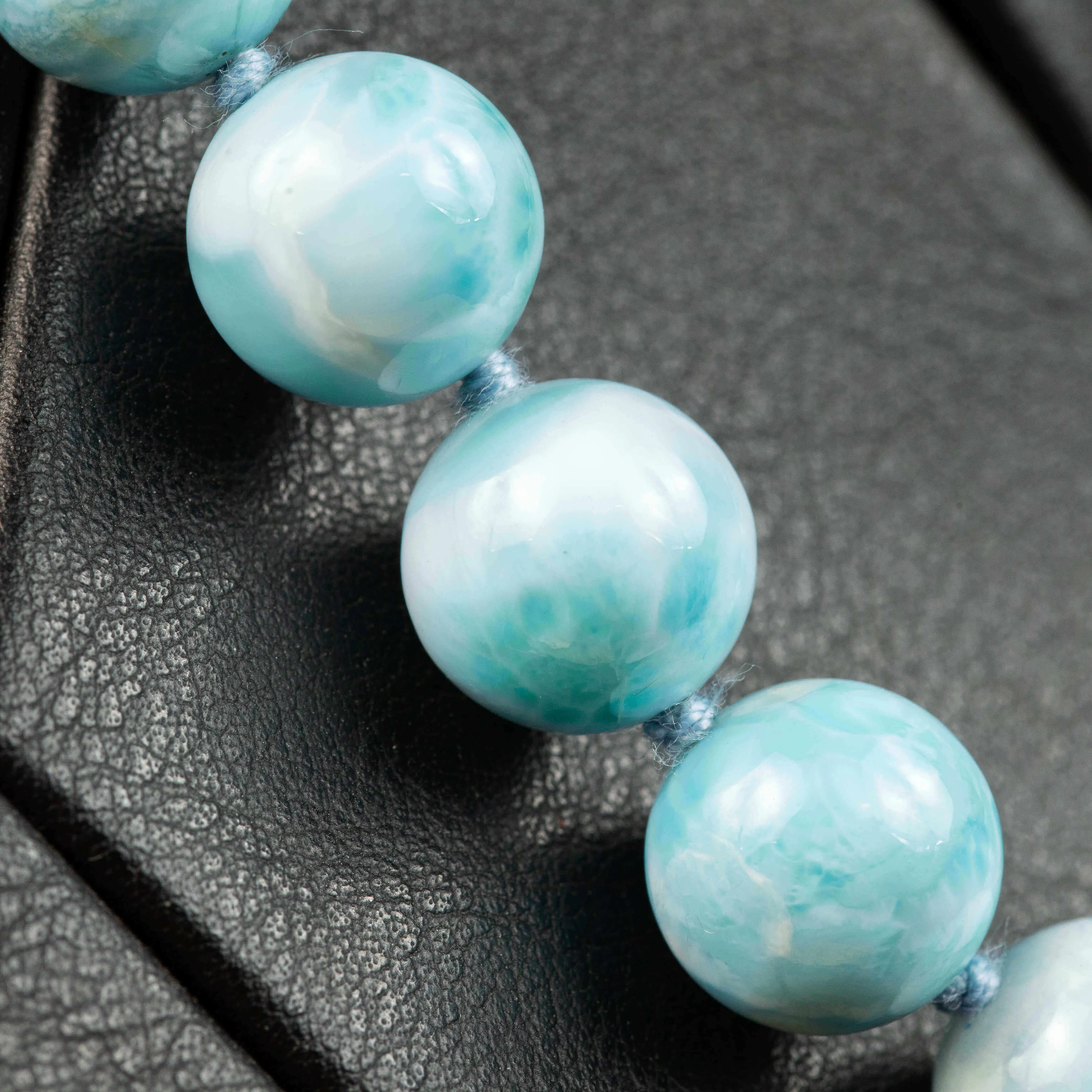 Ciondolo Ala Di Larimar con sostegni e catenina in Argento 925