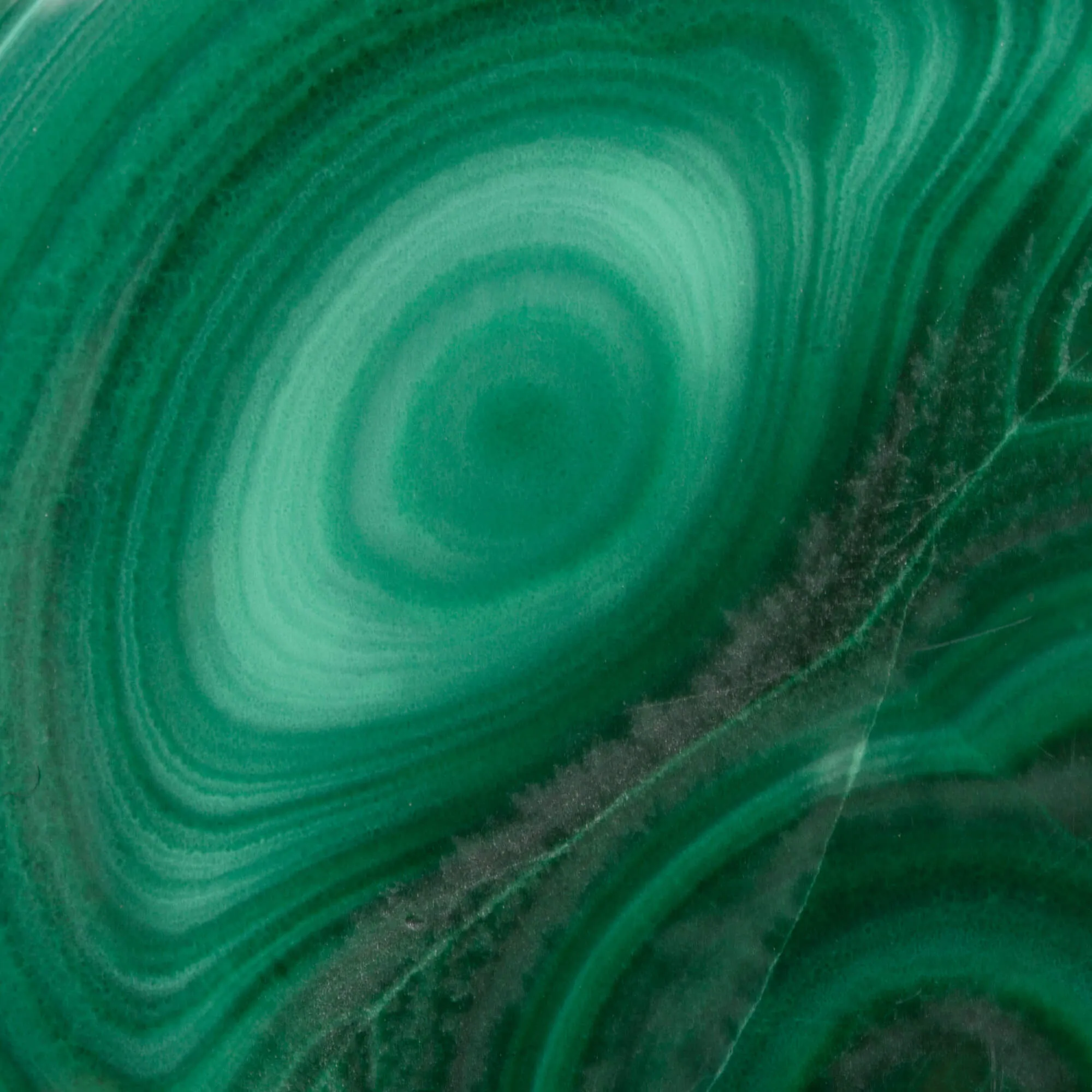 Ciondolo a Goccia in Argento con Malachite.