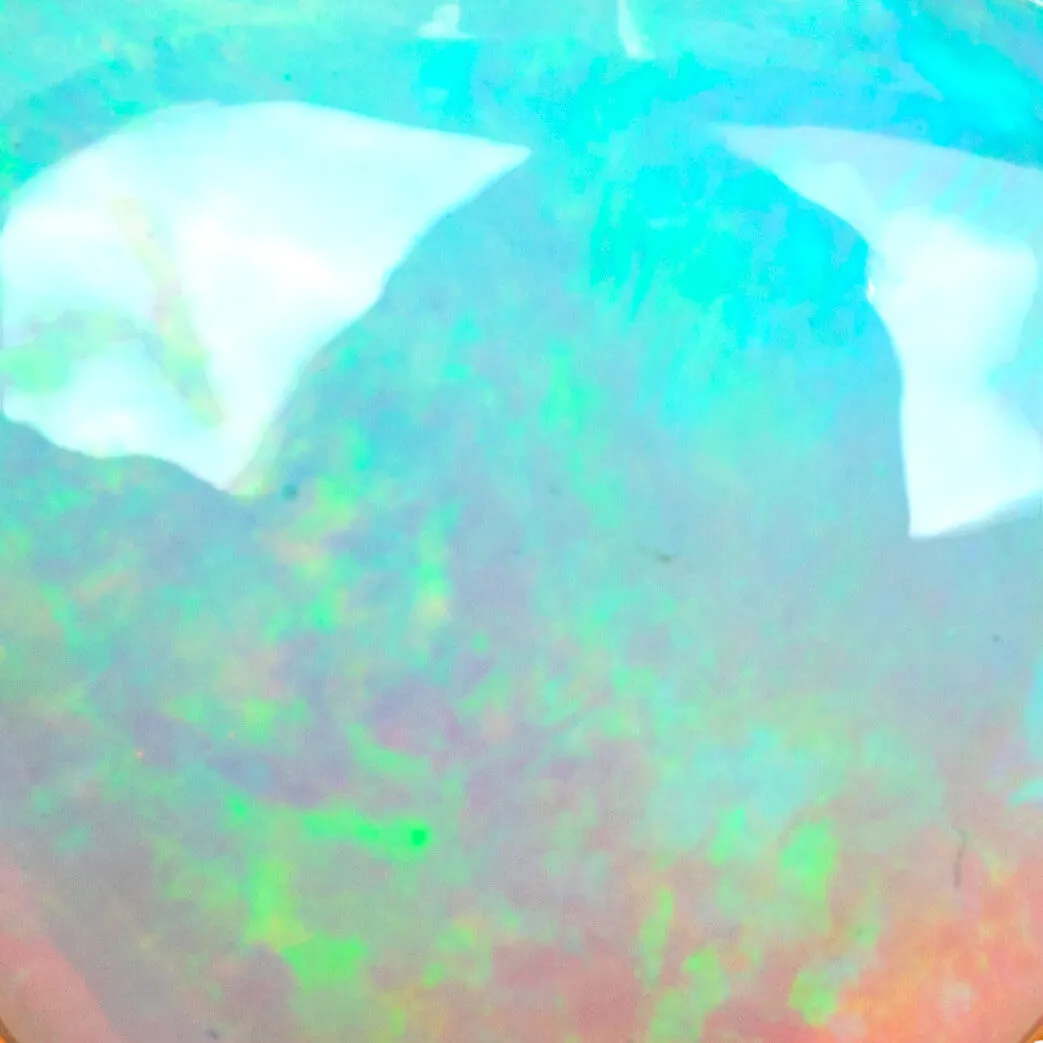 Ciondolo in argento con opale etiope cabochon
