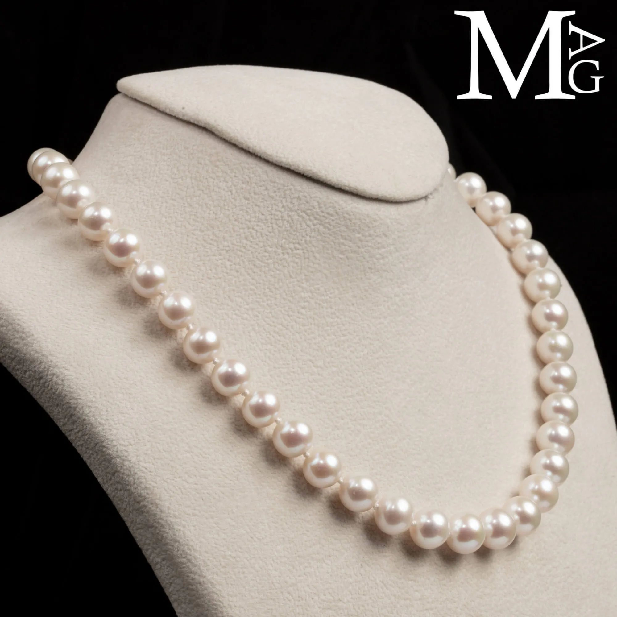 Collana con Perle d’Acqua Dolce – Purezza Classica in Bianco