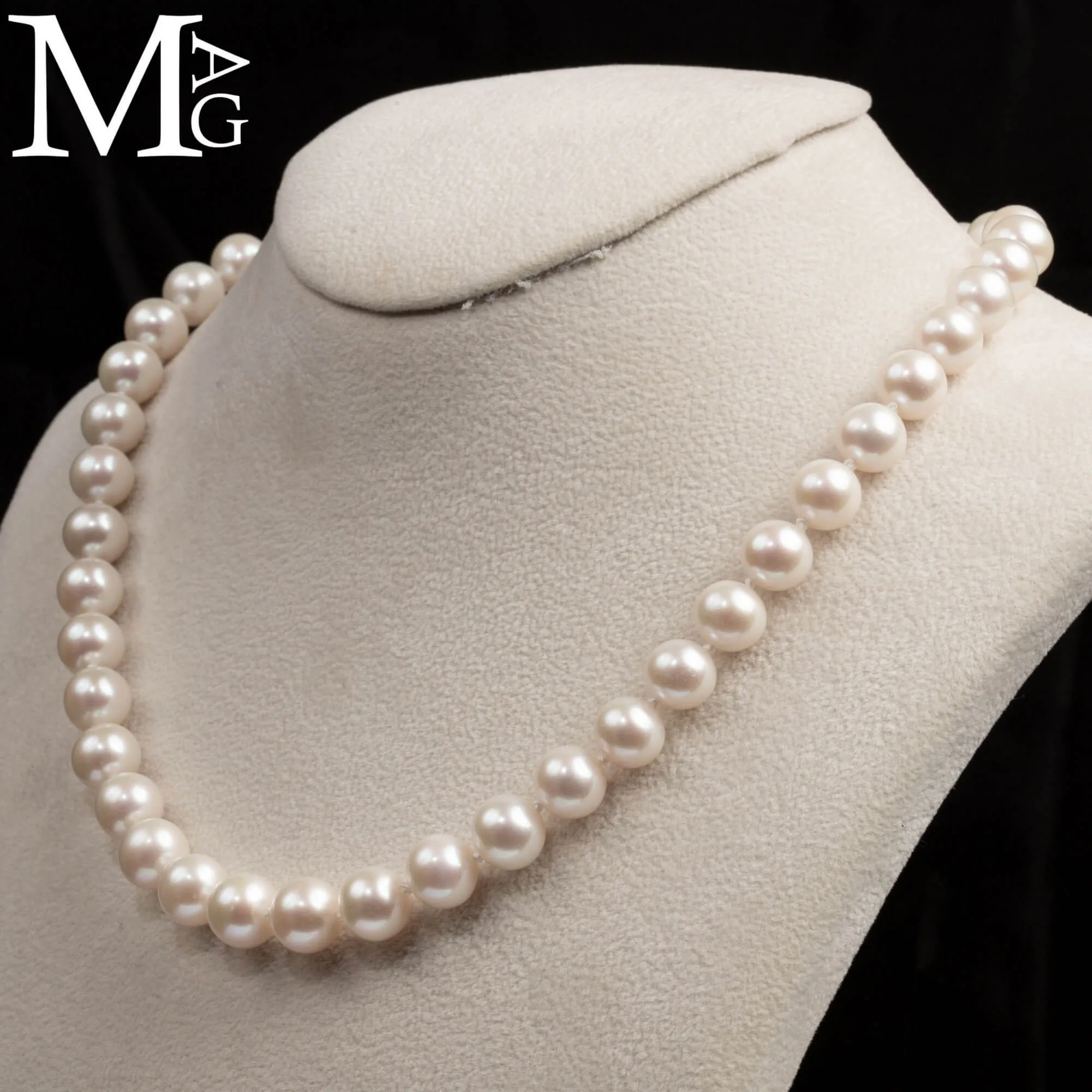 Collana con Perle d’Acqua Dolce – Purezza Classica in Bianco