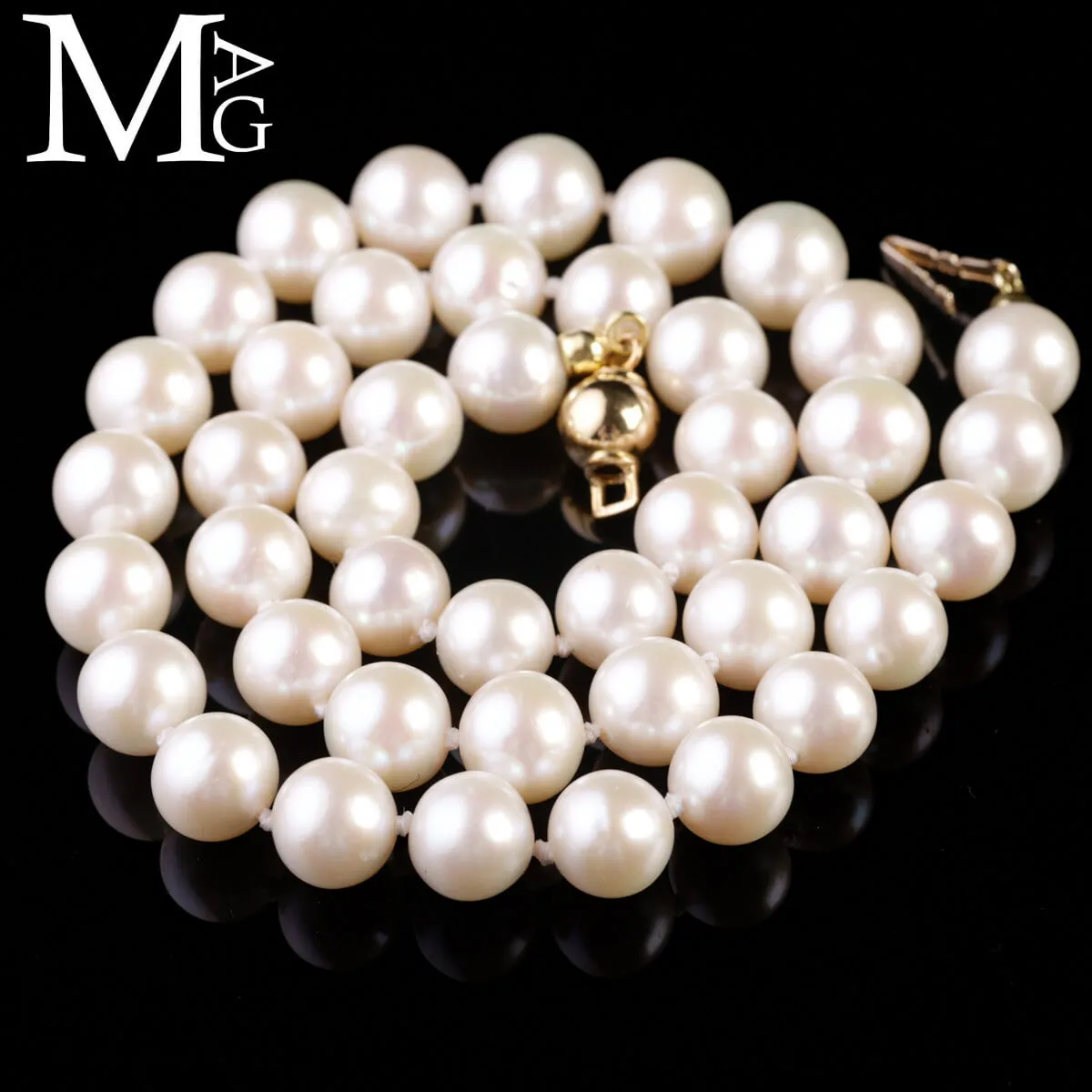 Collana con Perle d’Acqua Dolce – Purezza Classica in Bianco