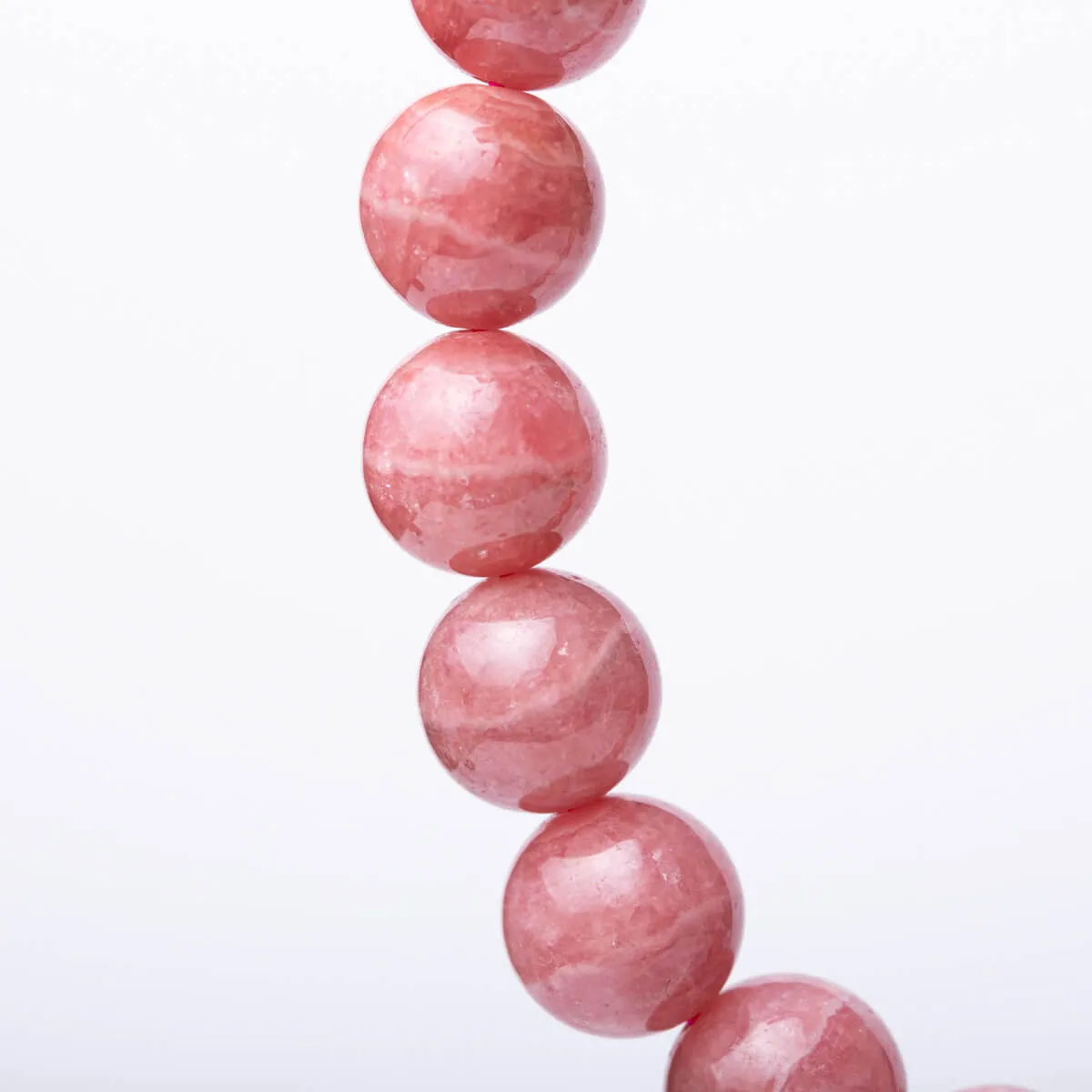 Bracciale in Rodocrosite Naturale Sfere da 11.5 mm
