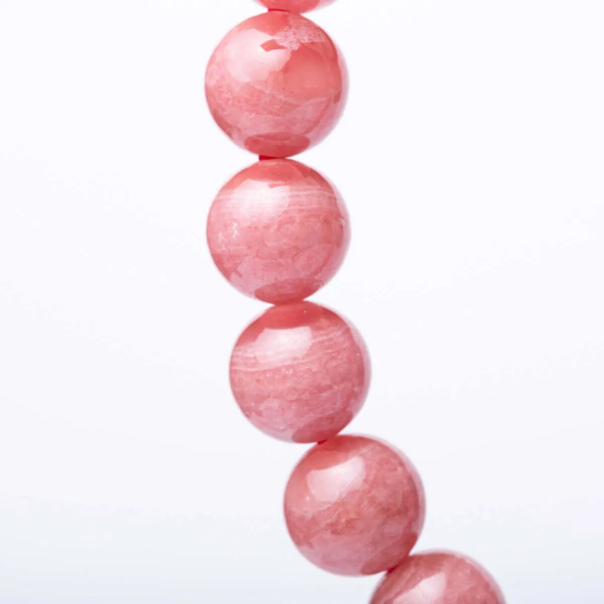 Bracciale in Rodocrosite Naturale Sfere da 11.5 mm