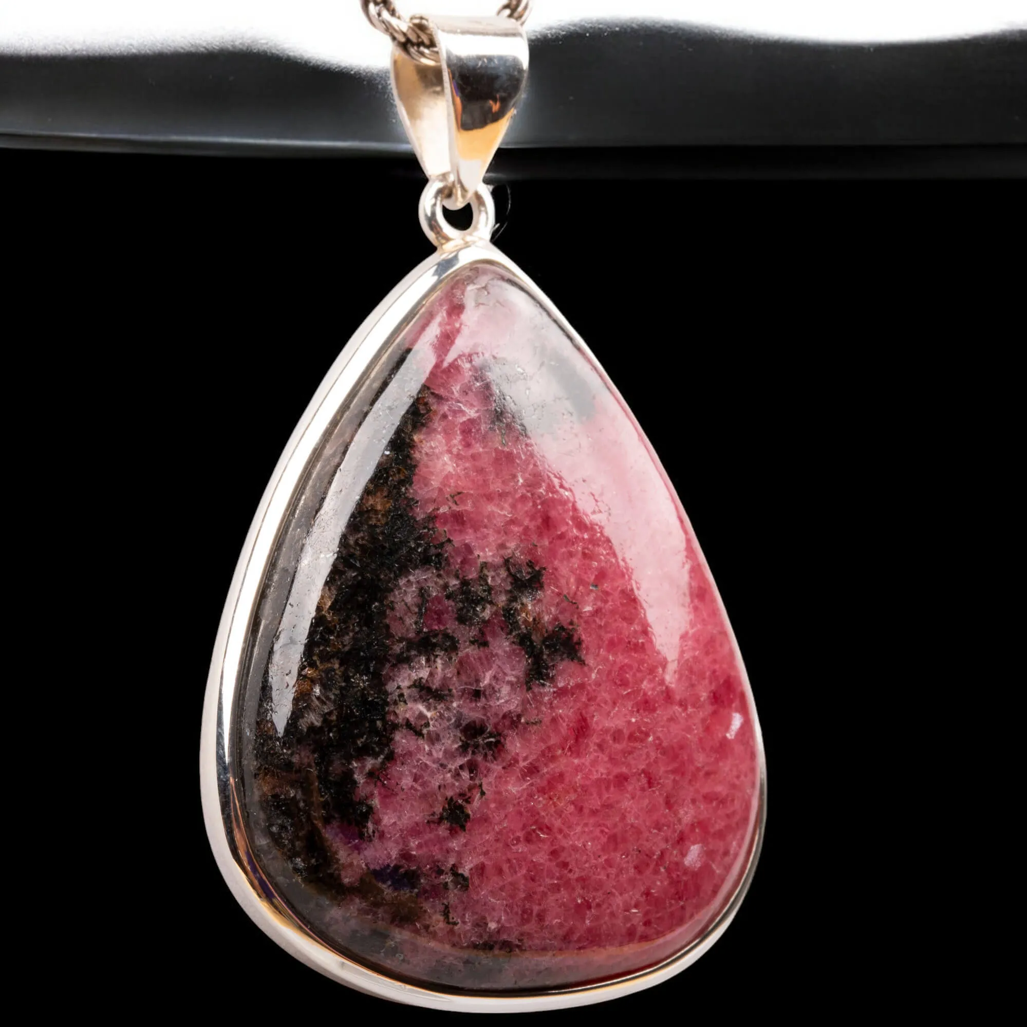 Ciondolo in Argento con Rhodonite Australiana.