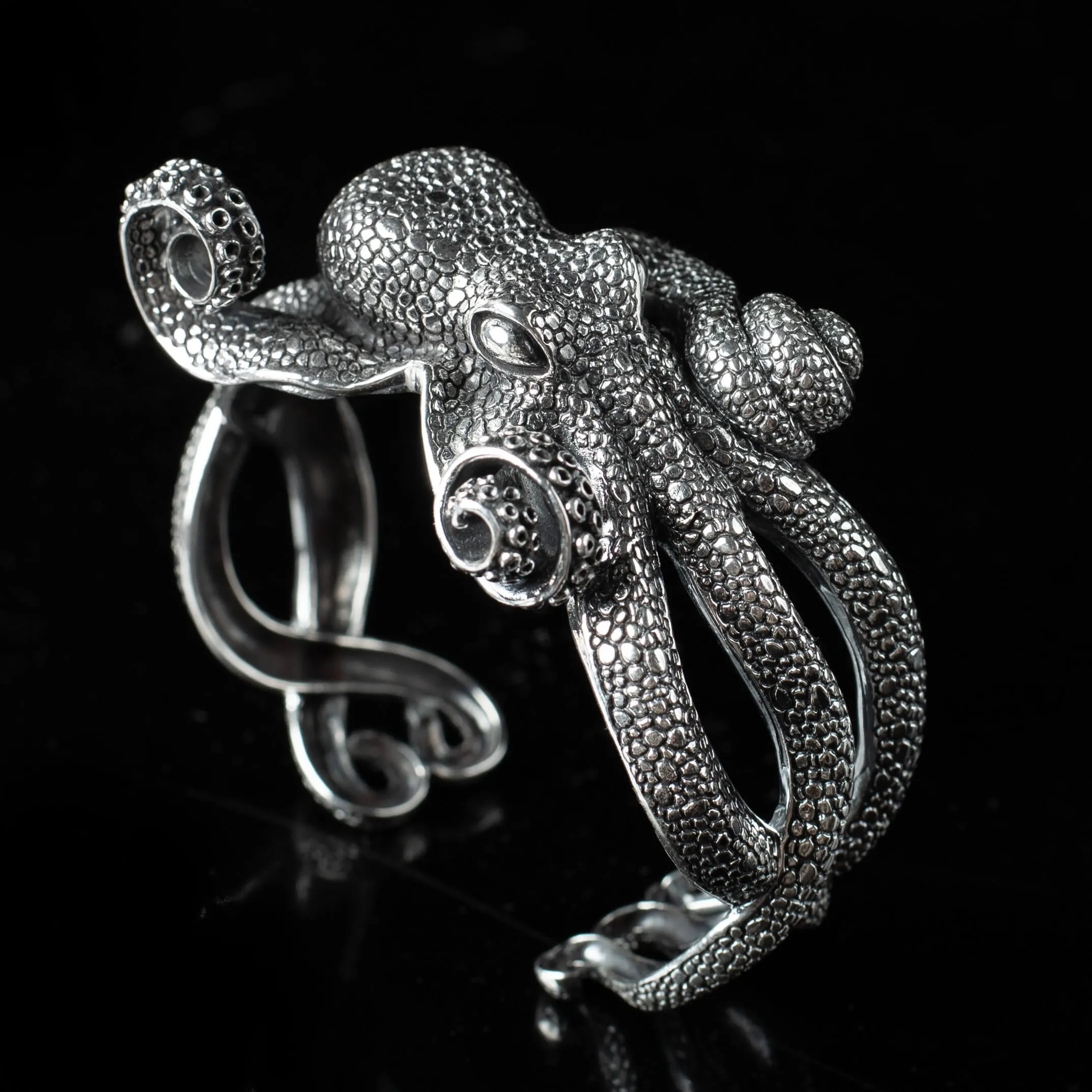Bracciale A fascia - Polpo Realistico
