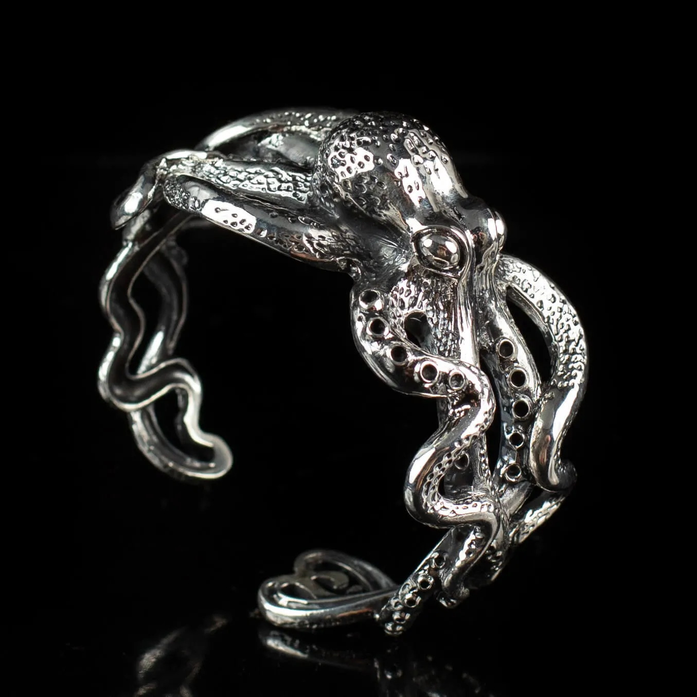 Bracciale A fascia - Polpo Realistico