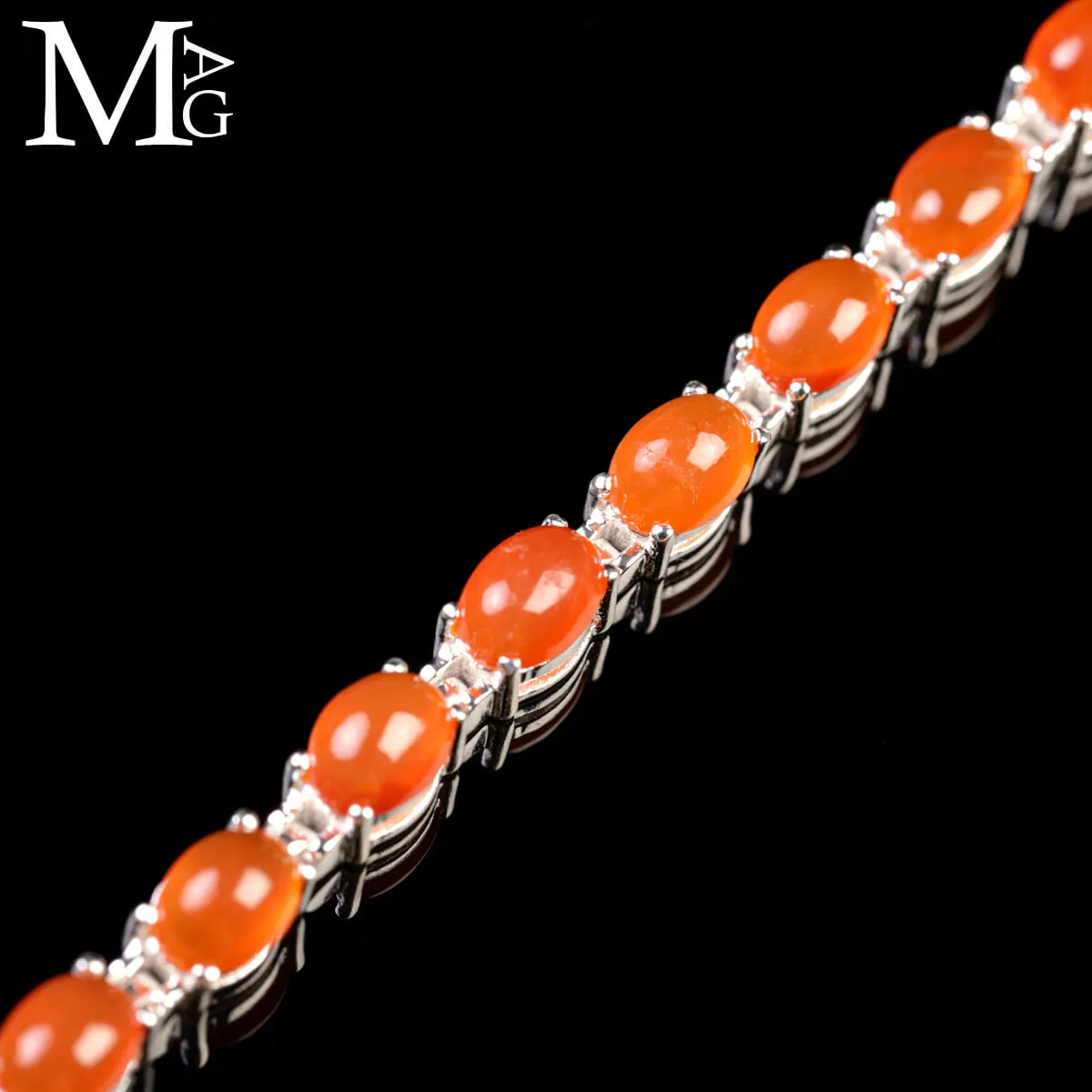 Bracciale in Argento con Corniola Naturale