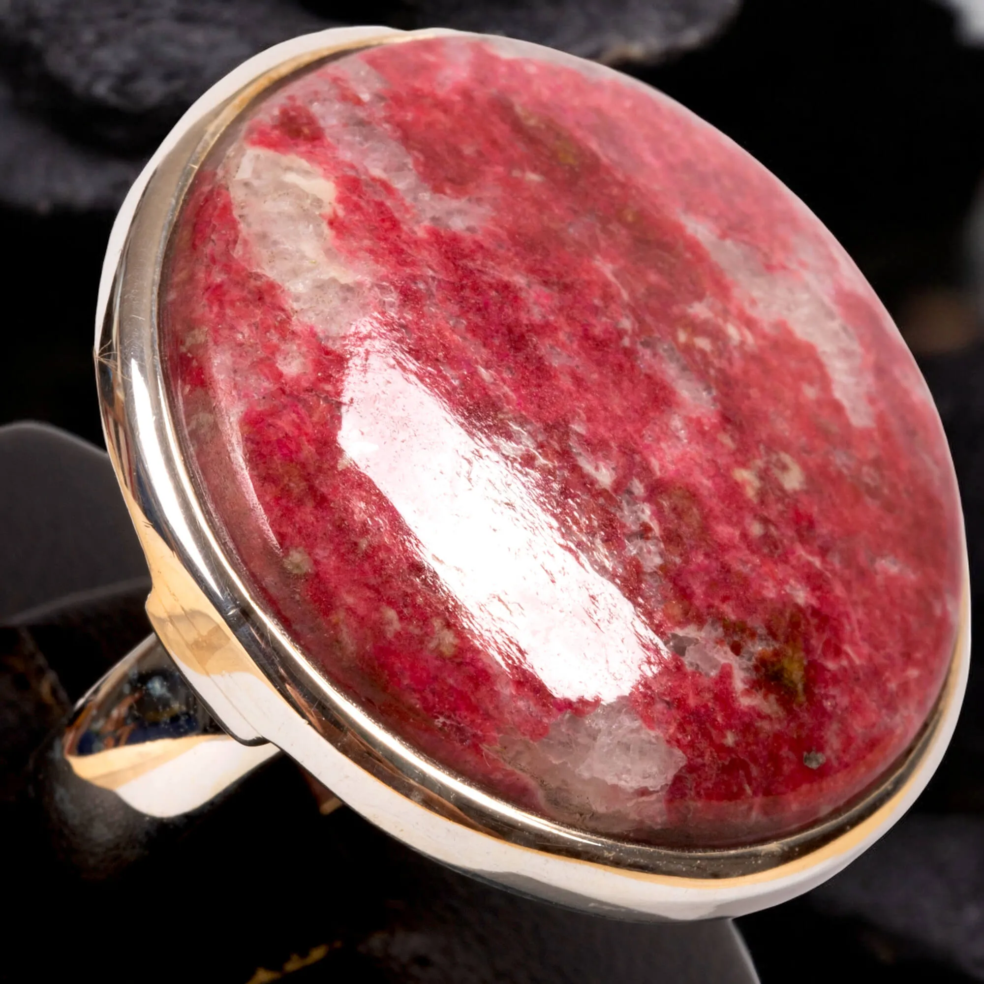 Anello in Argento con Tulite Norvegese.