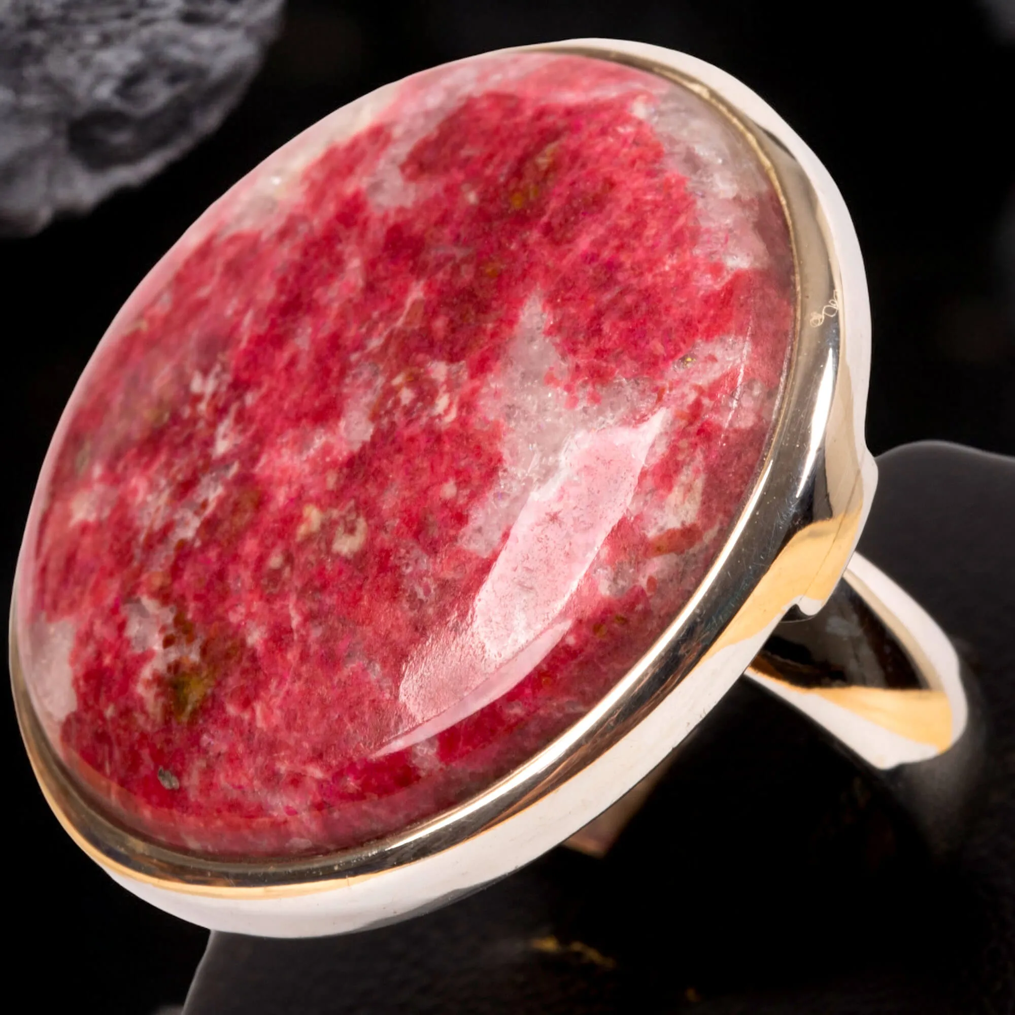 Anello in Argento con Tulite Norvegese.
