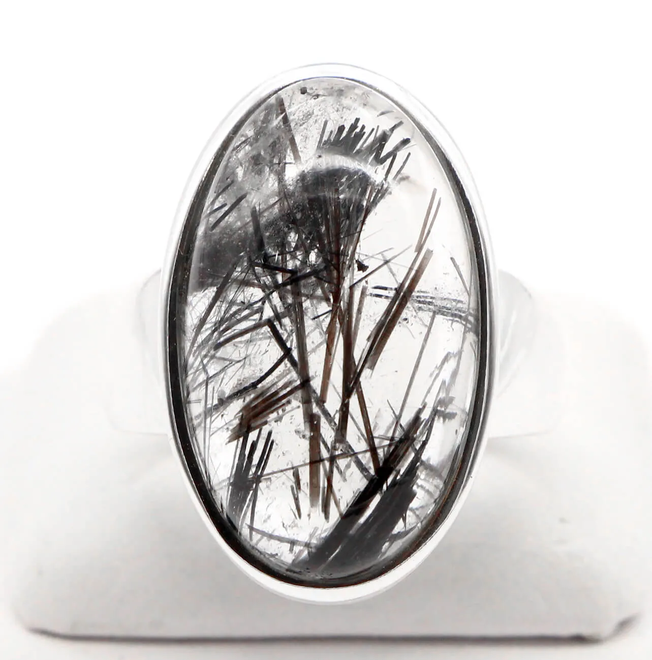 Anello Quarzo Tormalinato