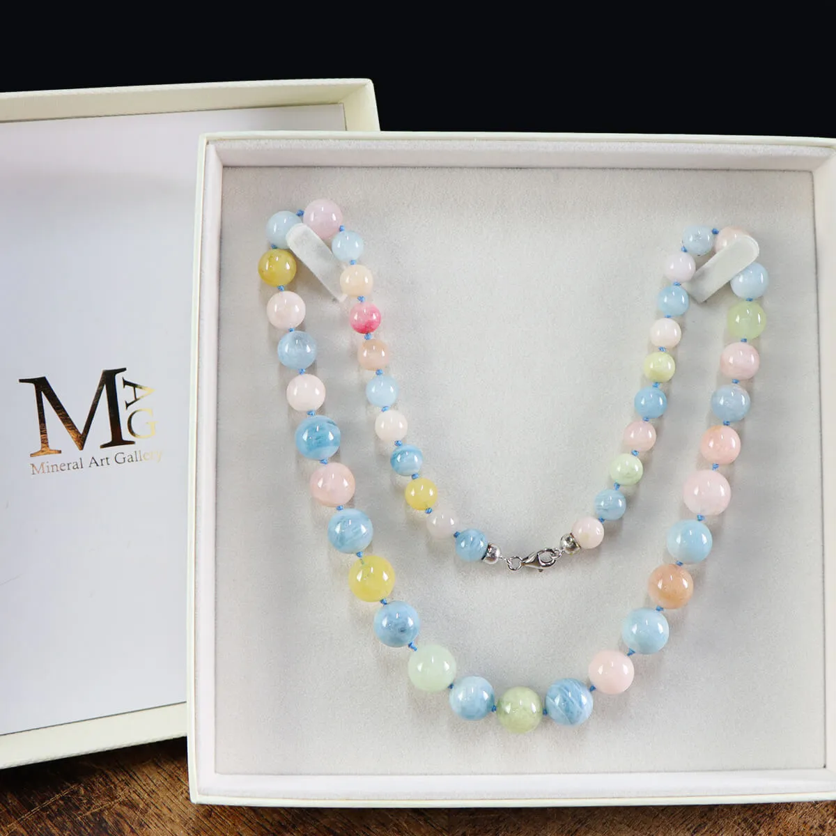 Collana in Morganite
