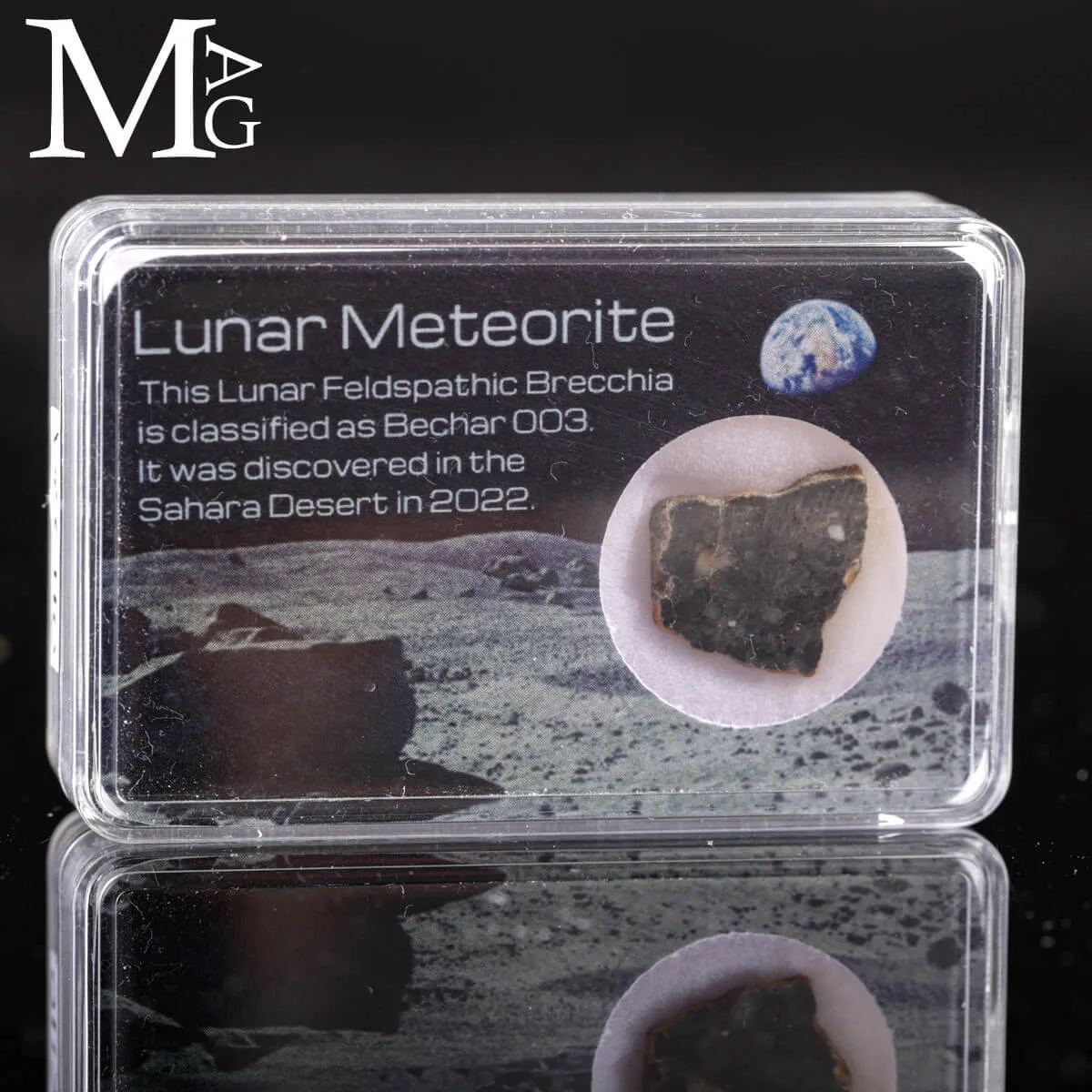 Meteorite Lunare Bechar 003 – Una roccia autentica dalla superficie della Luna