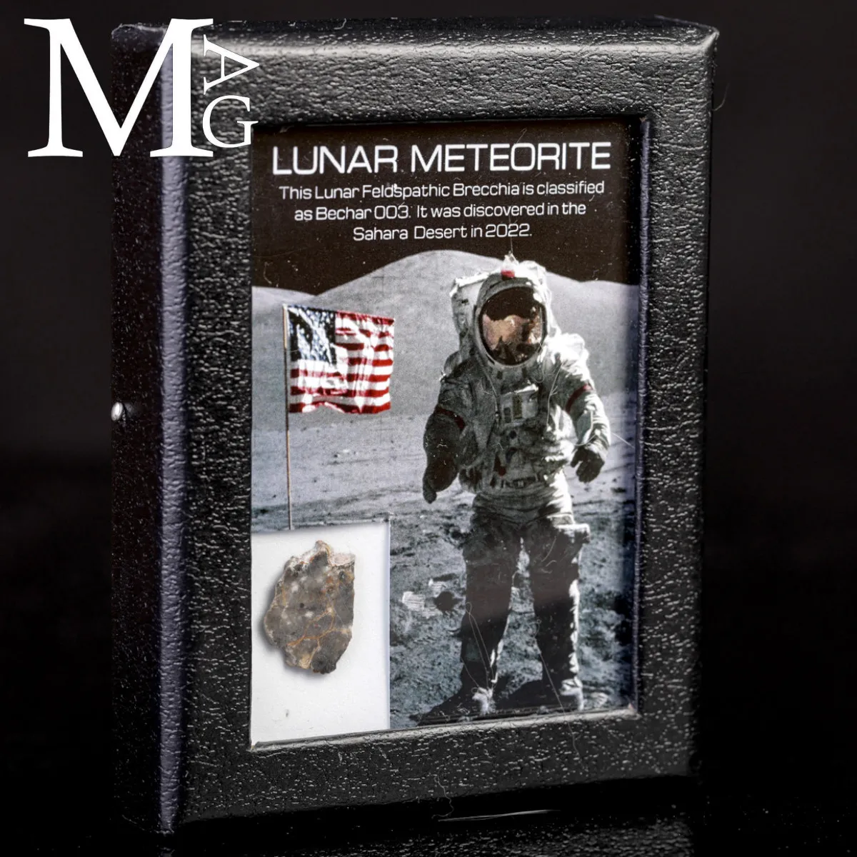 Meteorite Lunare Bechar 003 - Breccia Feldspatica della Luna.