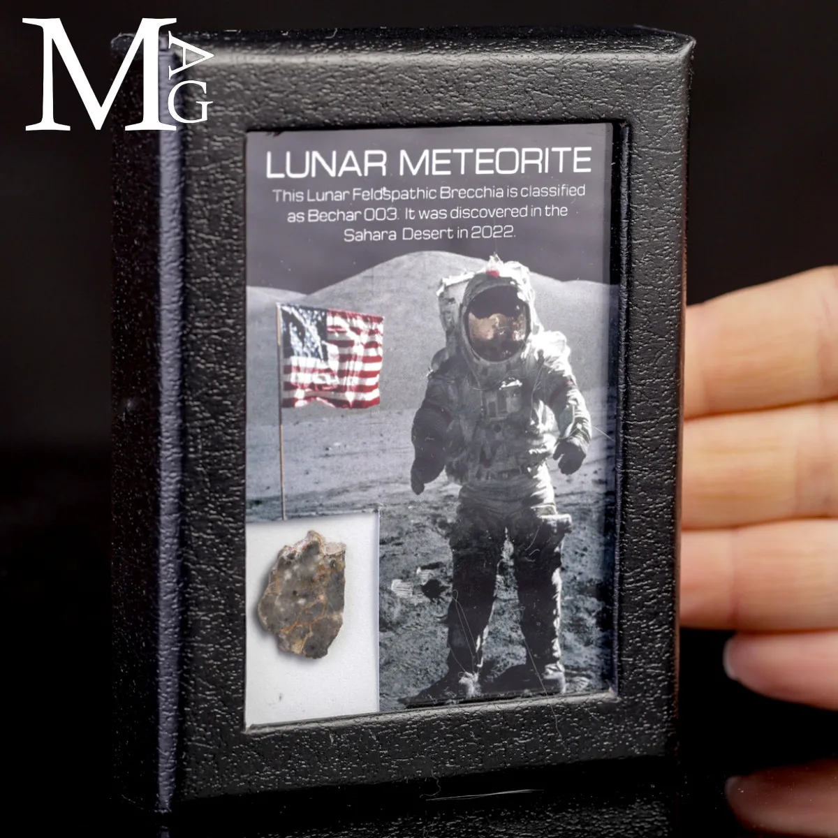 Meteorite Lunare Bechar 003 - Breccia Feldspatica della Luna.