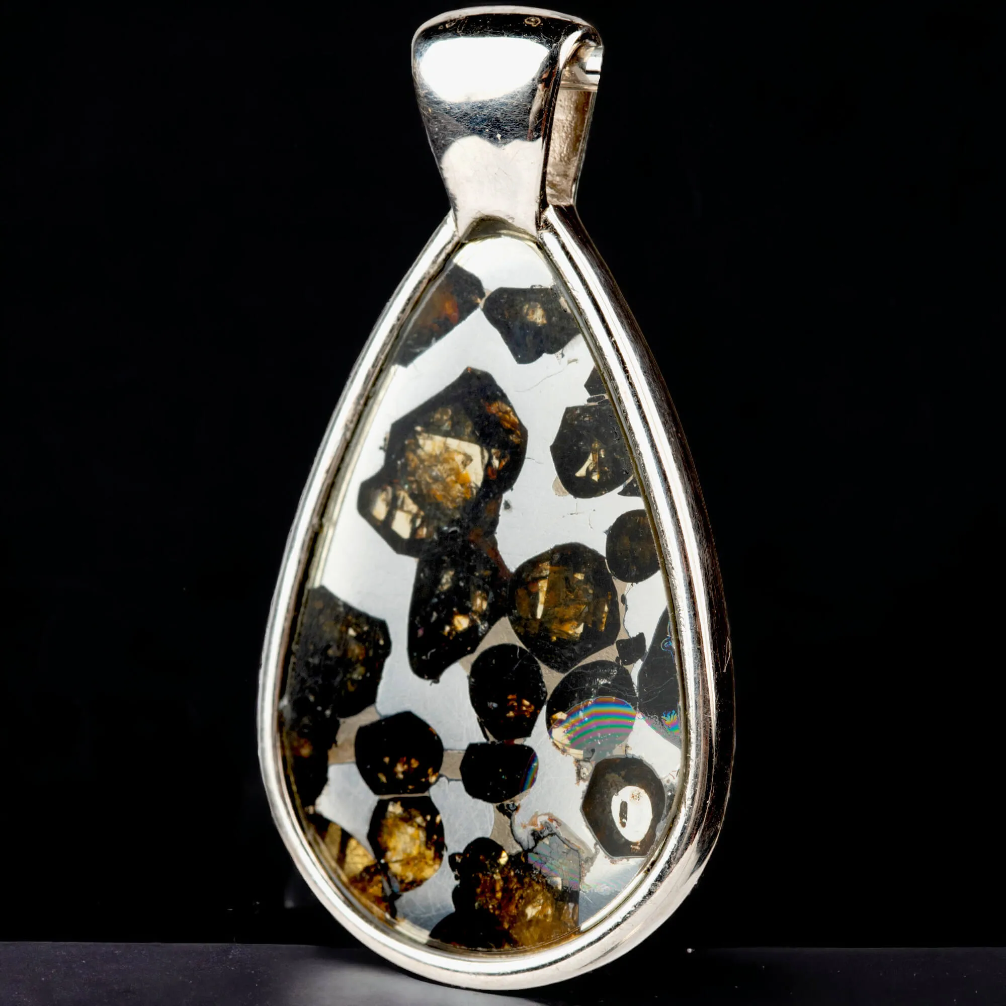 Ciondolo con Meteorite Pallasite Seymchan.
