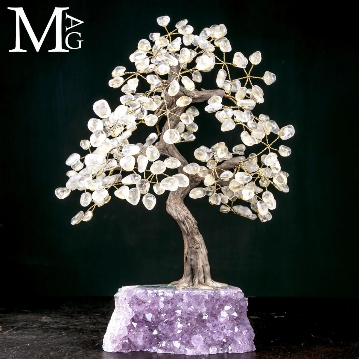 Albero Zen in Quarzo e Ametista