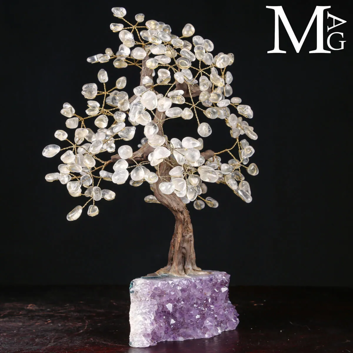 Albero Zen in Quarzo e Ametista