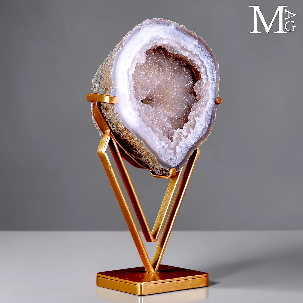 Geode di Agata - Elemento d’Arredo Decorativo.