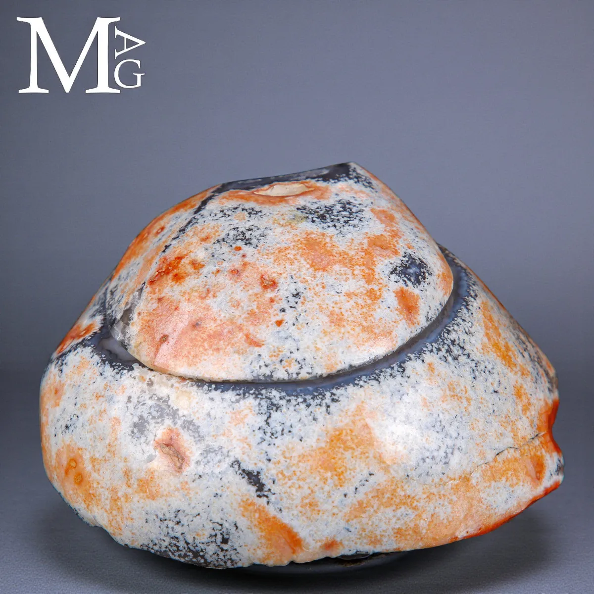 Geode di Agata Blu - Cristalli di Quarzo