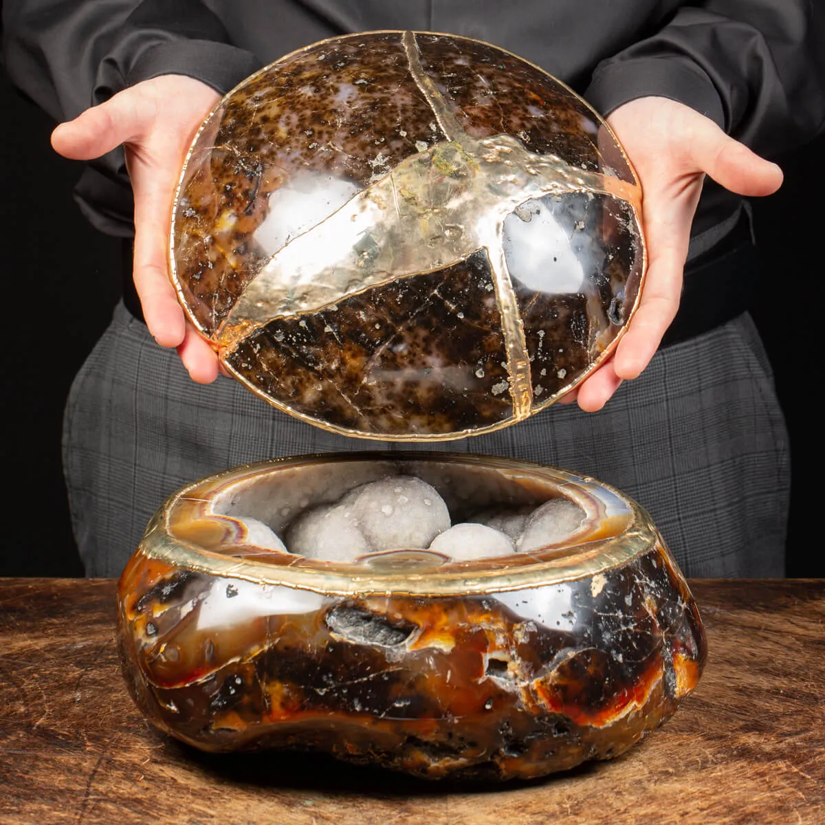 Geode Agata Sezionata