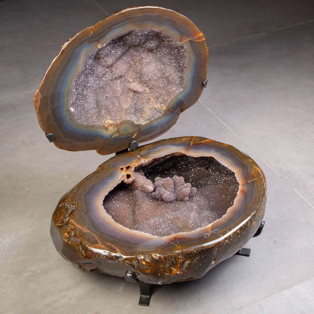 Esclusivo  Geode Agata "Scatola del Tesoro"