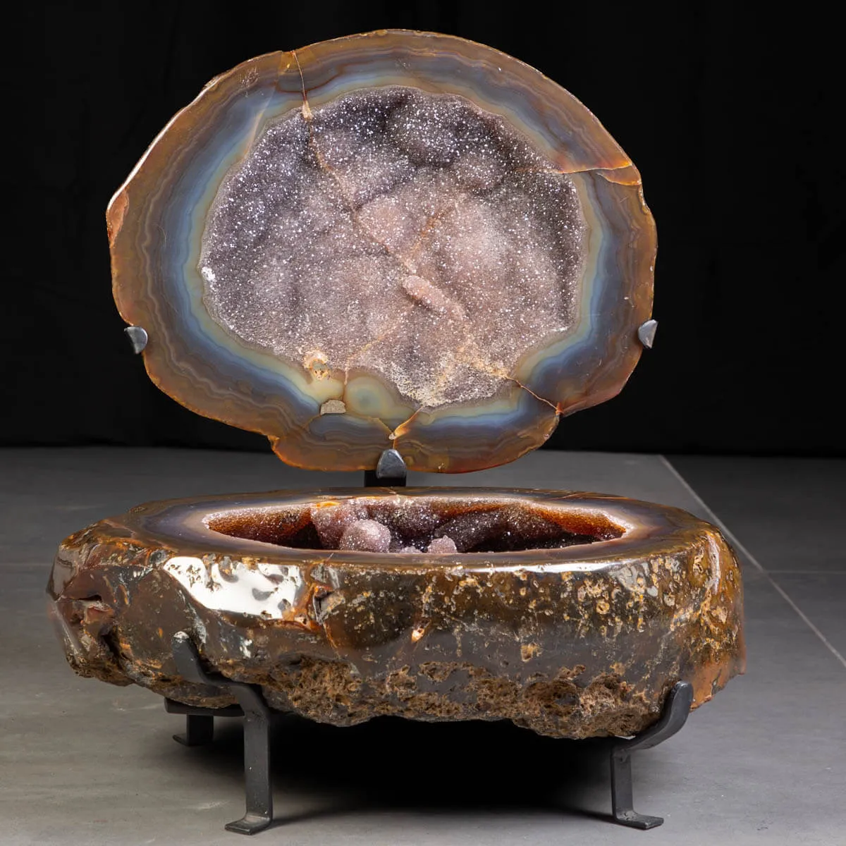 Esclusivo  Geode Agata "Scatola del Tesoro"