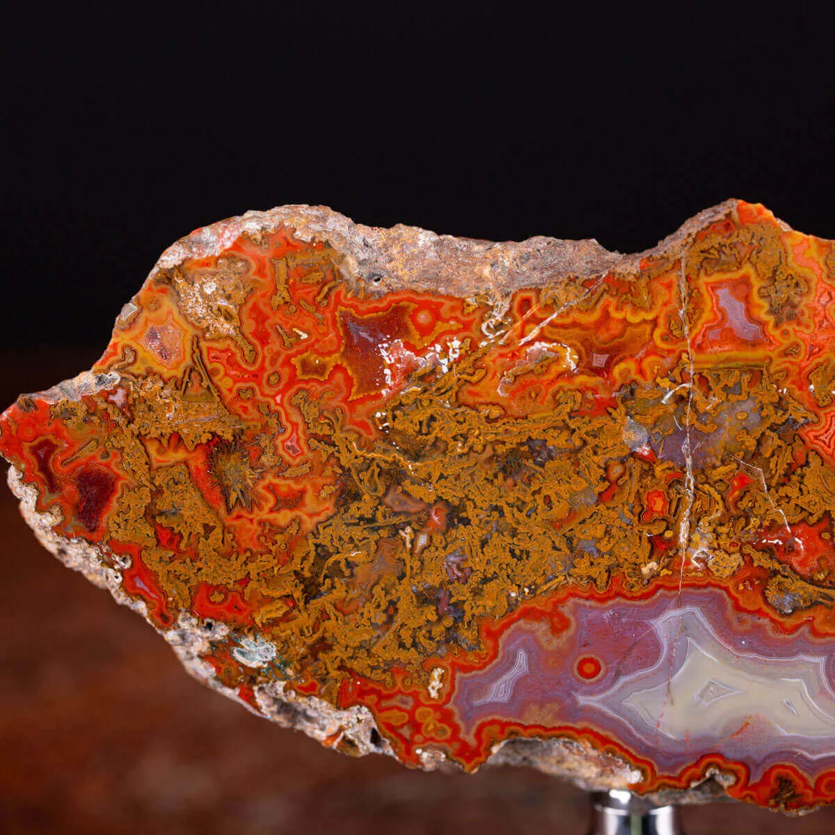 Nodulo di Agata rossa.