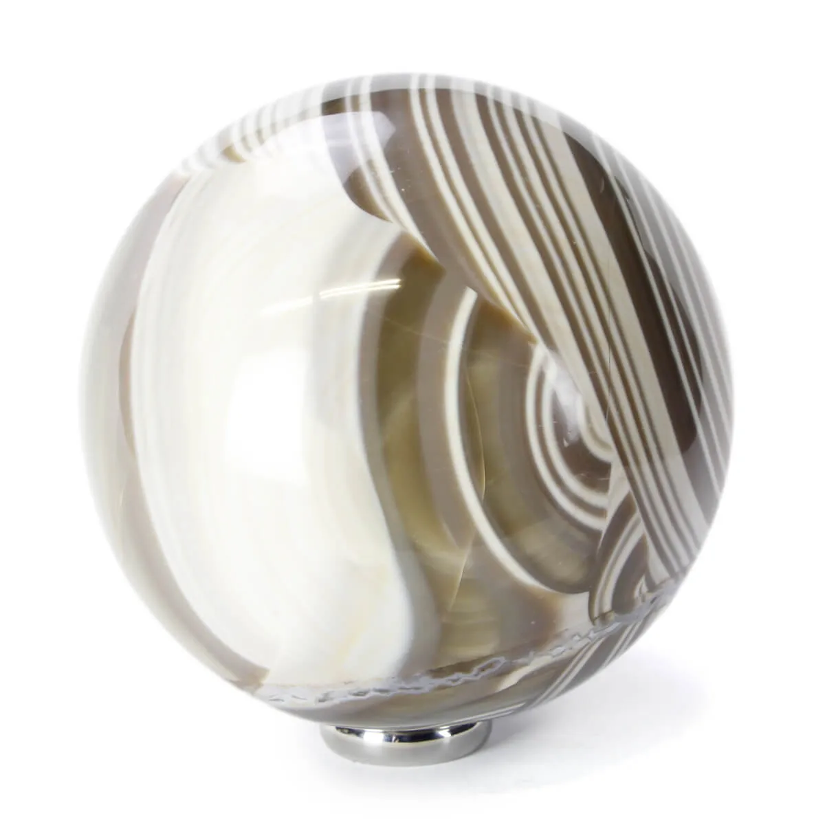 Sfera in Agata Zebra