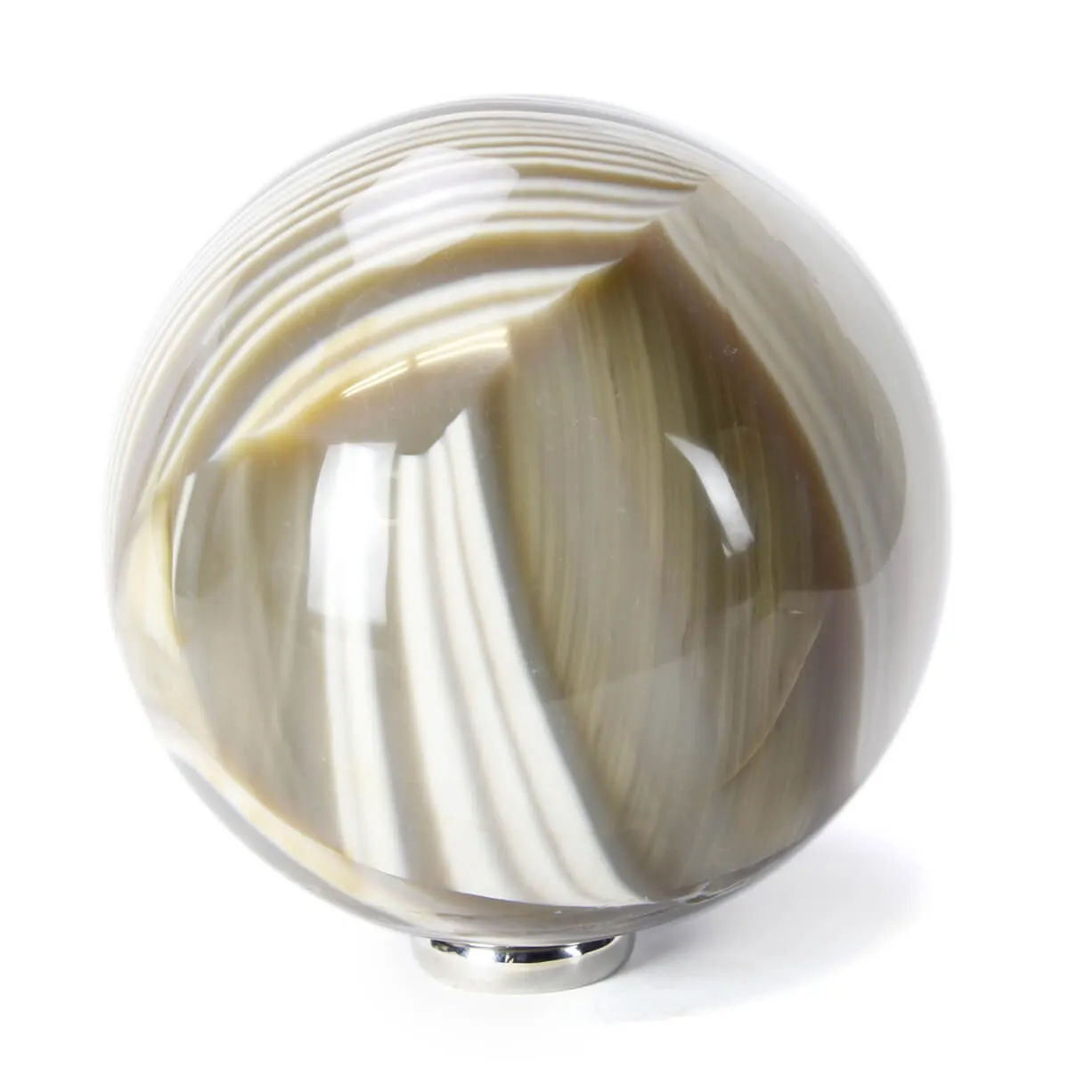 Sfera in Agata Zebra