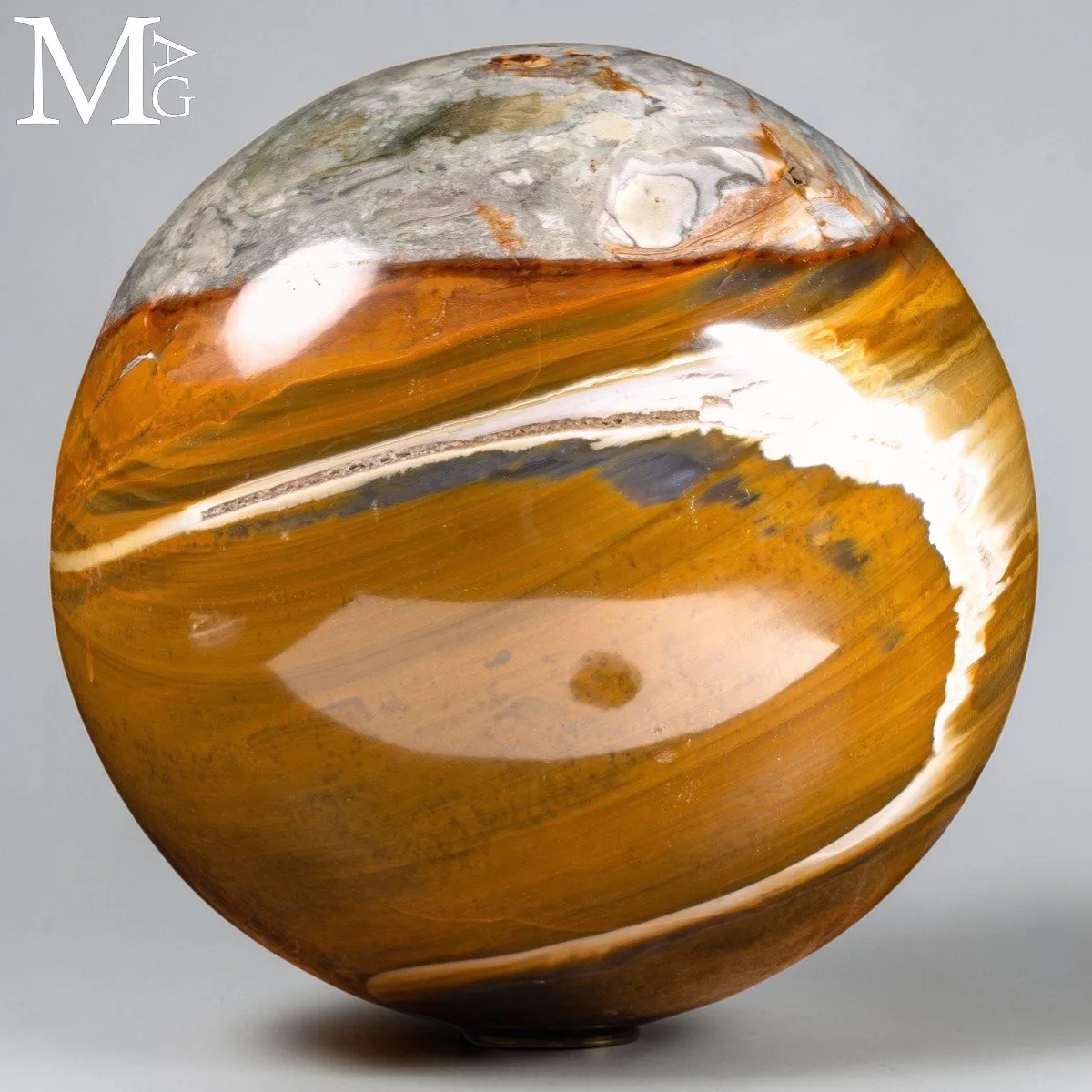 Sfera in Agata - Mountain Landscape – Madagascar