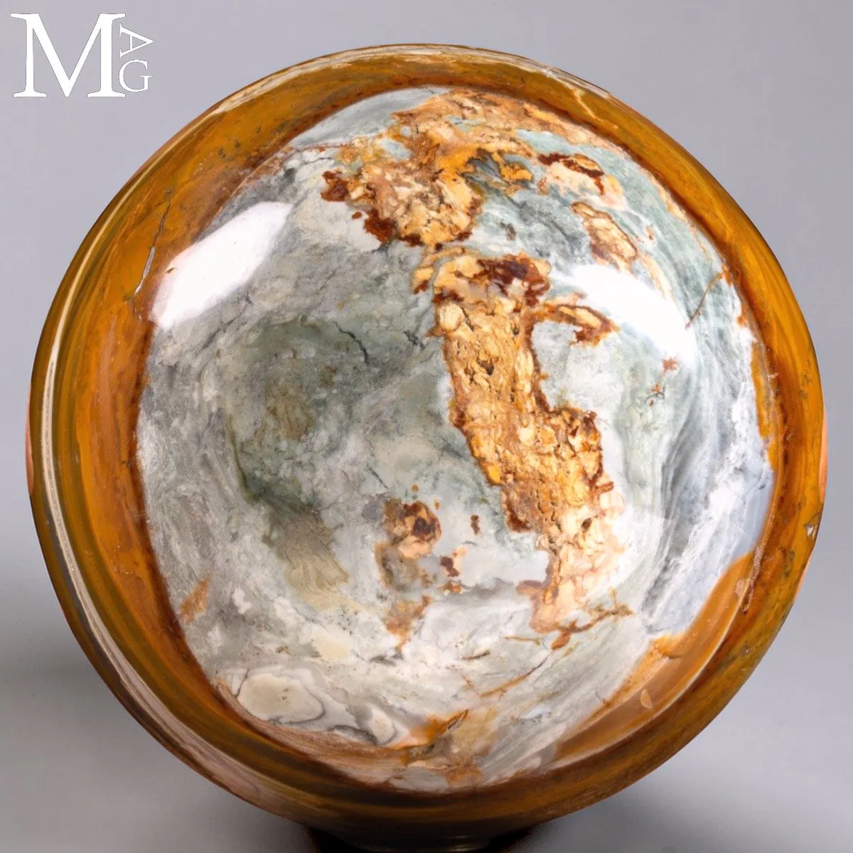 Sfera in Agata - Mountain Landscape – Madagascar