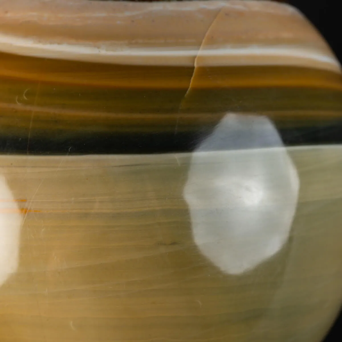 Sfera in Agata Policromo con occhio